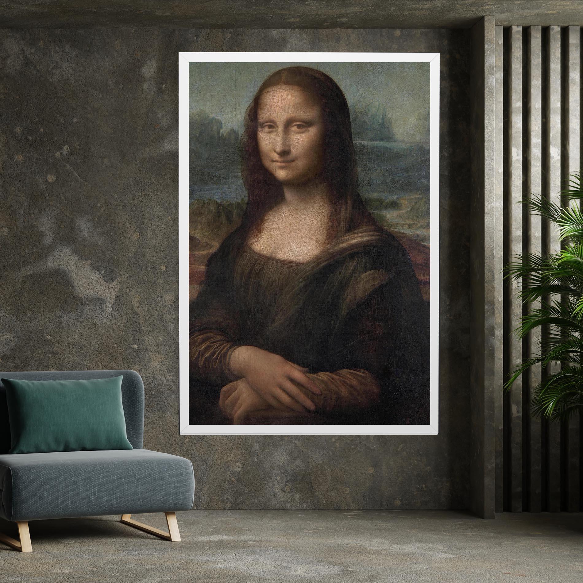Leinwandbild Mona Lisa By Leonardo Da Vinci mockup 7
