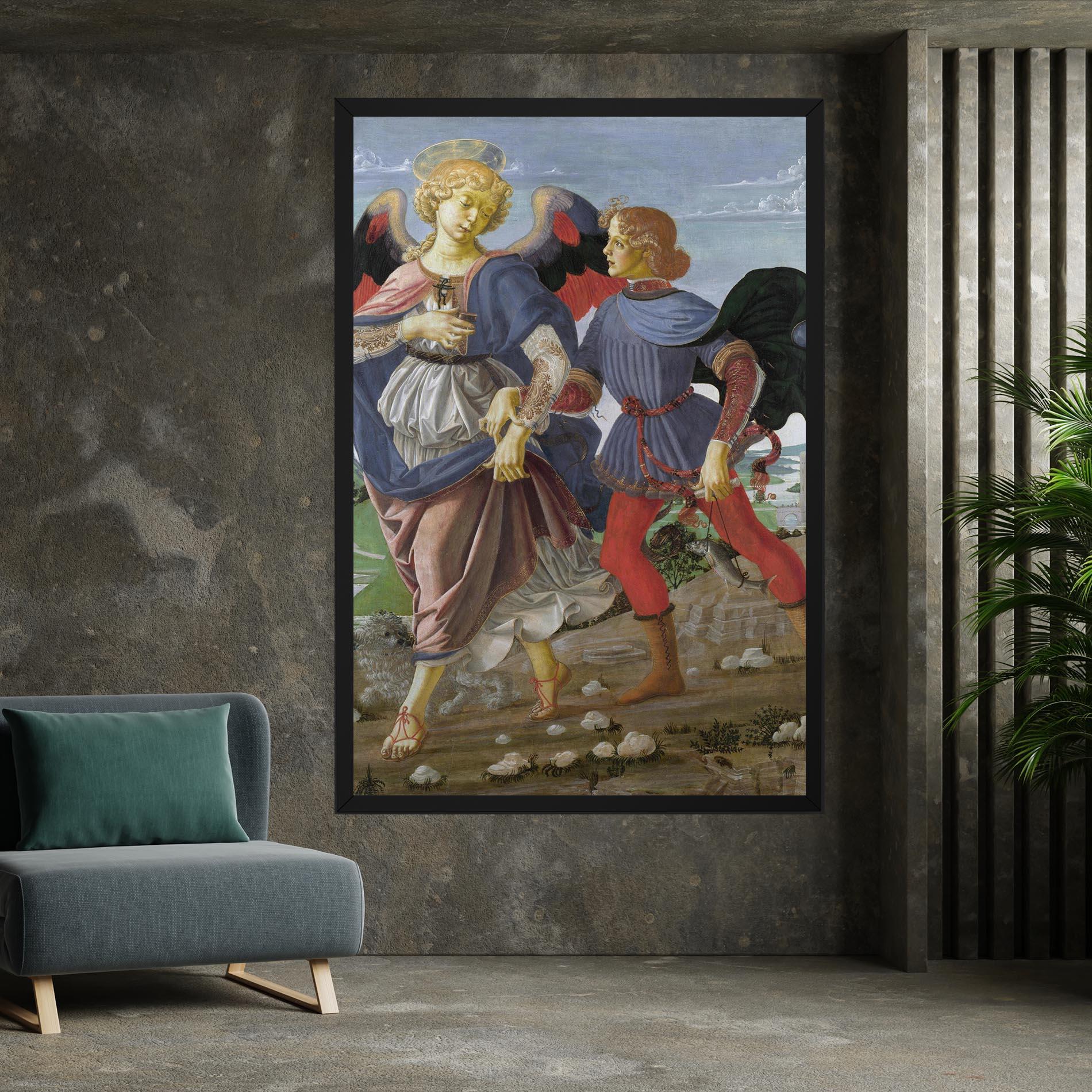 Leinwandbild Tobias And The Angel mockup 7