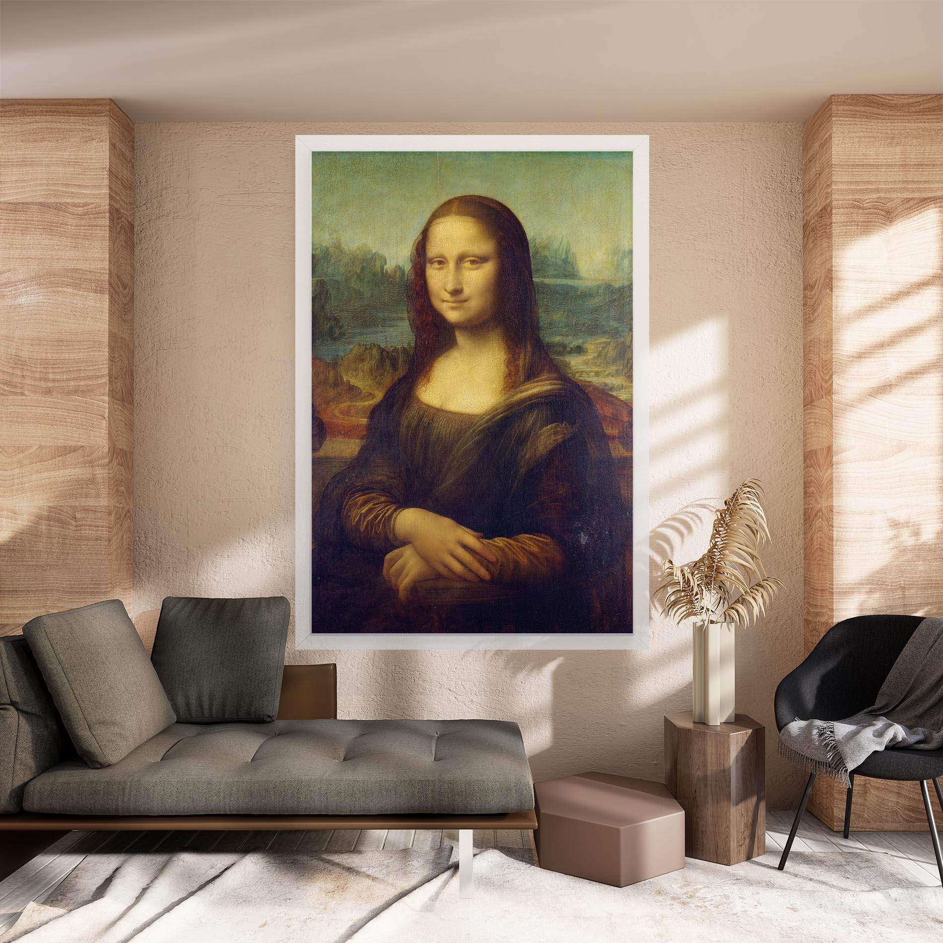 Leinwandbild Gioconda By Leonardo Da Vinci mockup 8