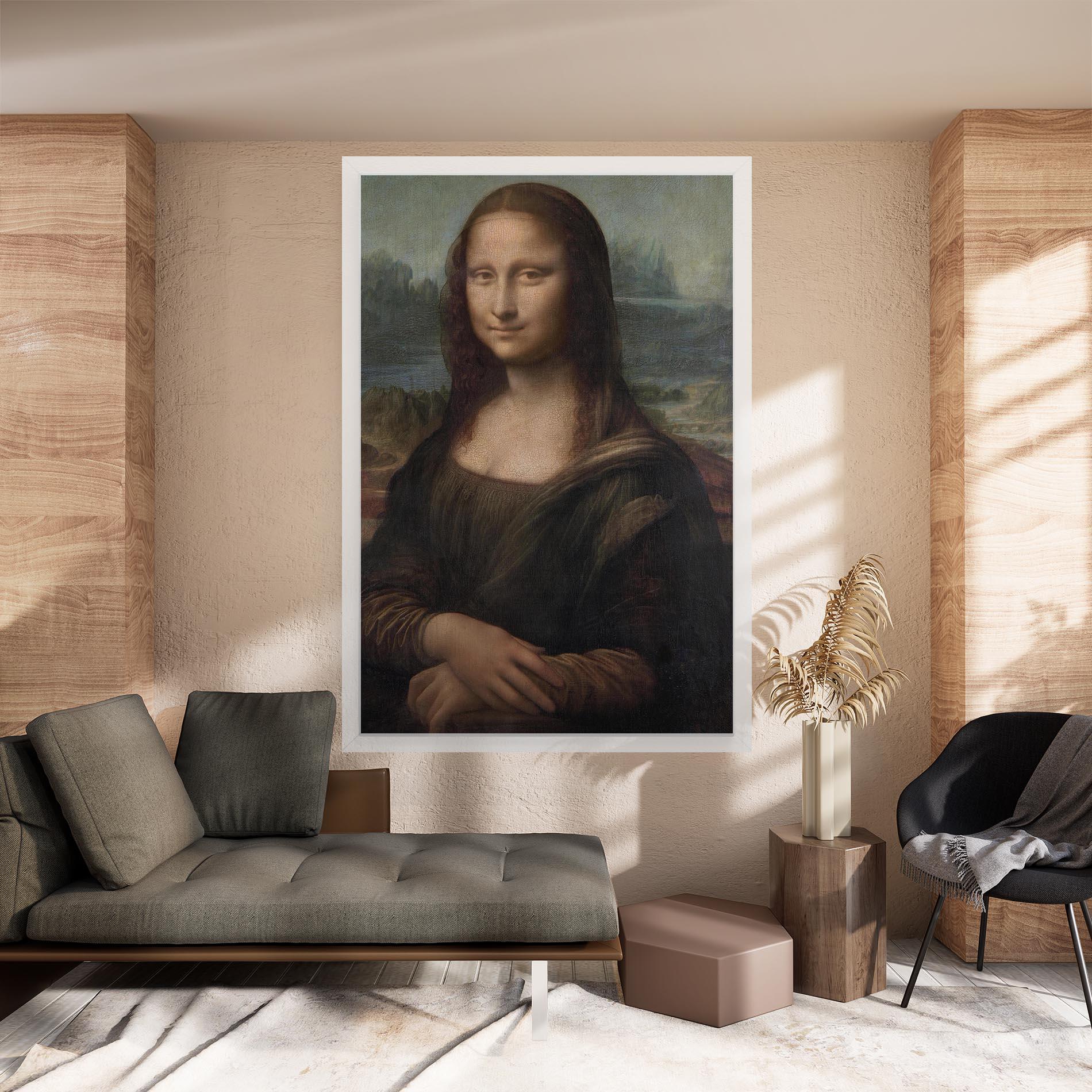 Leinwandbild Mona Lisa By Leonardo Da Vinci mockup 8
