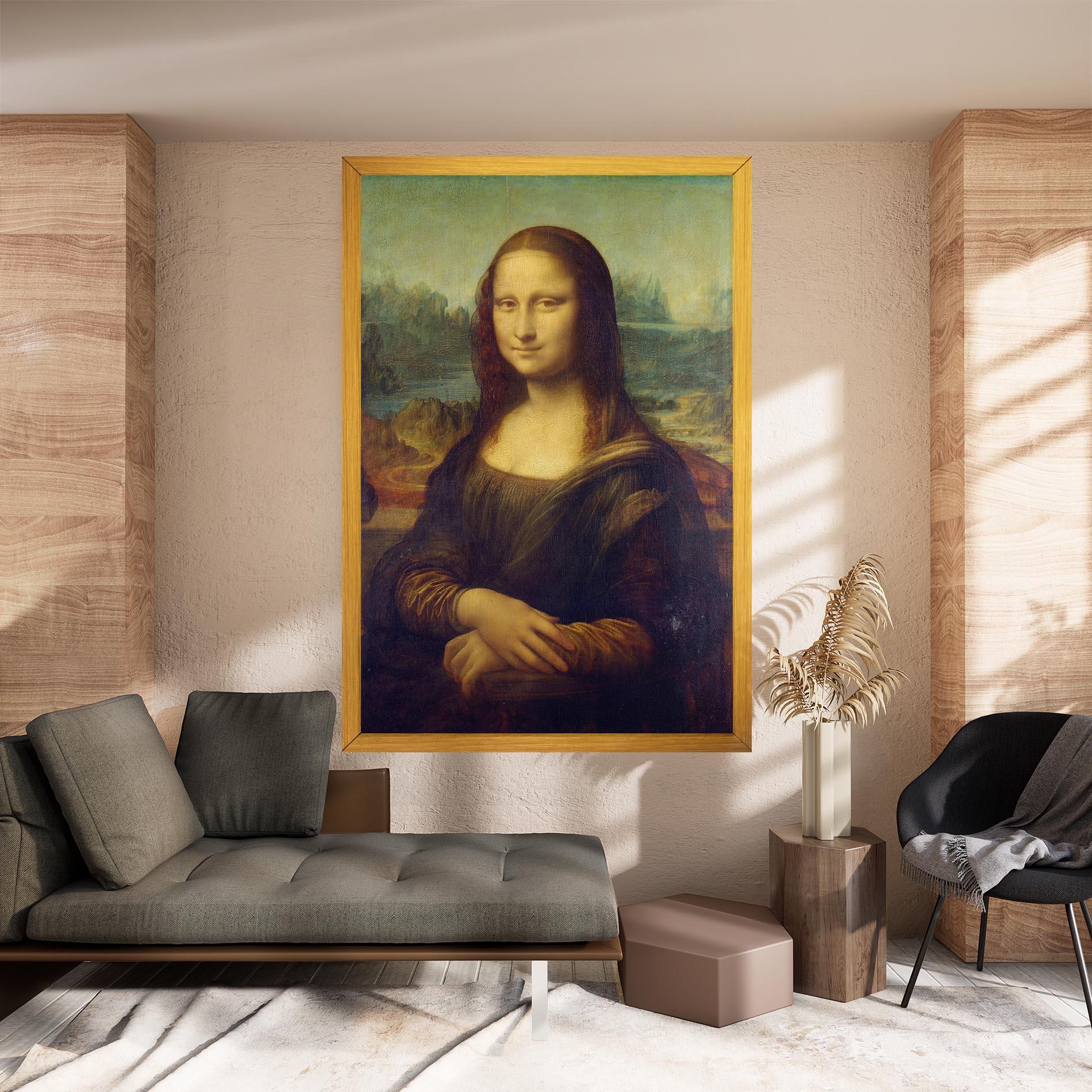 Leinwandbild Gioconda By Leonardo Da Vinci mockup 8