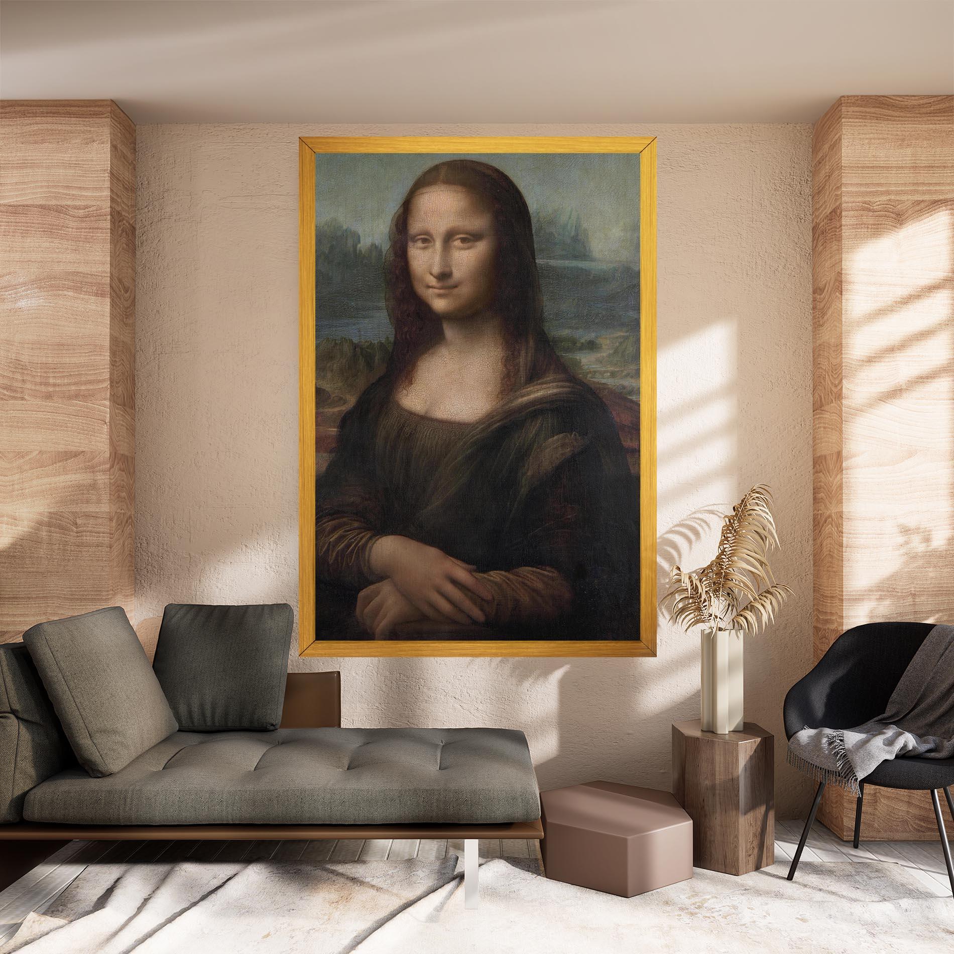 Leinwandbild Mona Lisa By Leonardo Da Vinci mockup 8