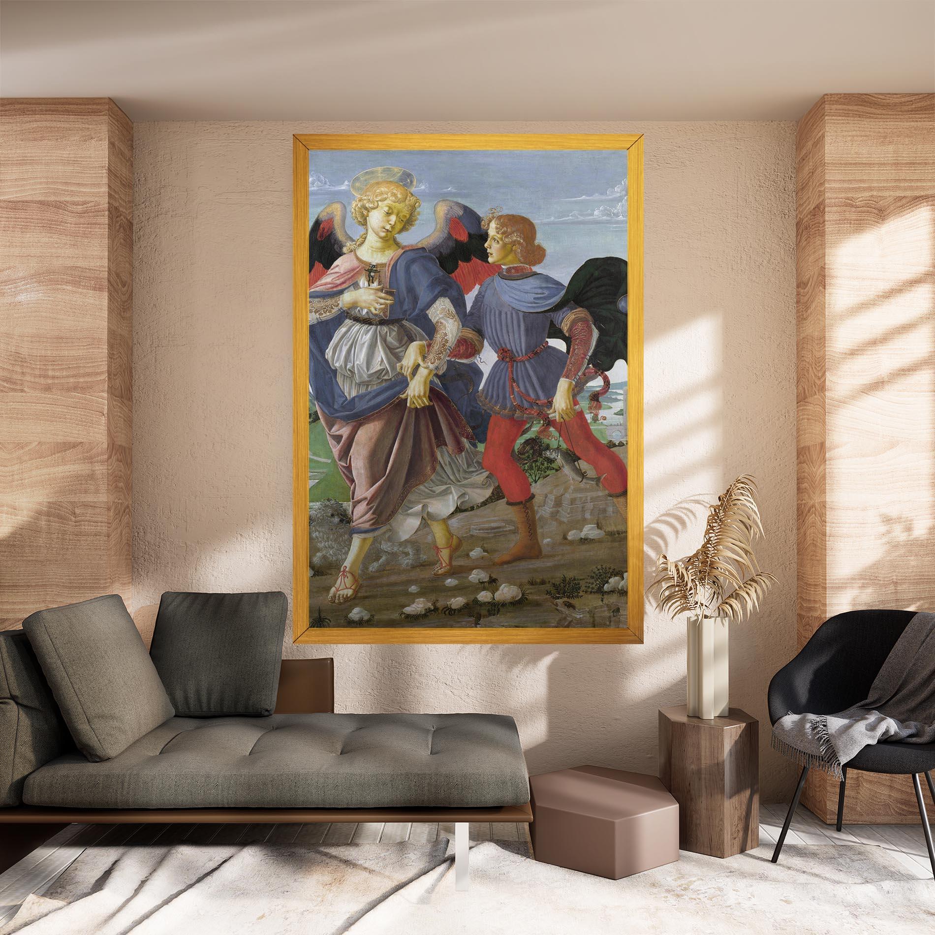 Leinwandbild Tobias And The Angel mockup 8