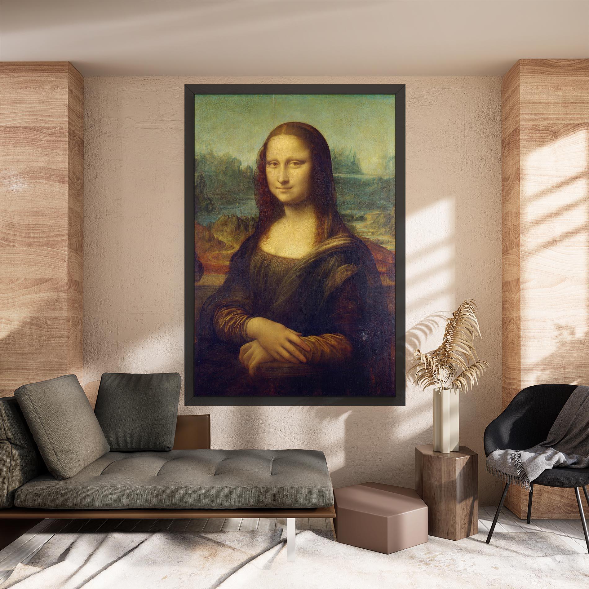 Leinwandbild Gioconda By Leonardo Da Vinci mockup 8
