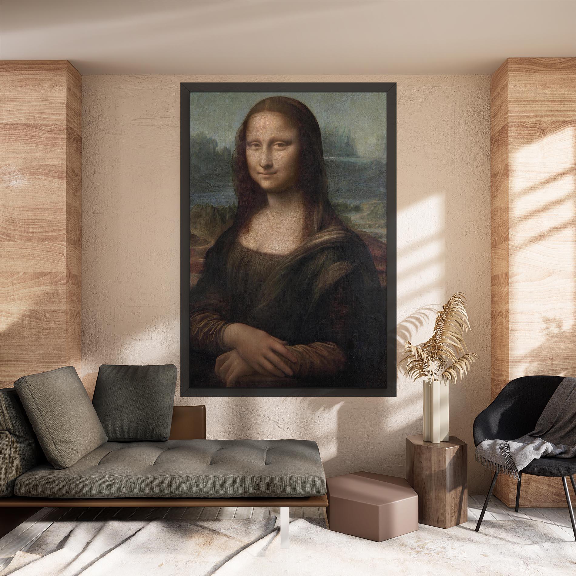 Leinwandbild Mona Lisa By Leonardo Da Vinci mockup 8