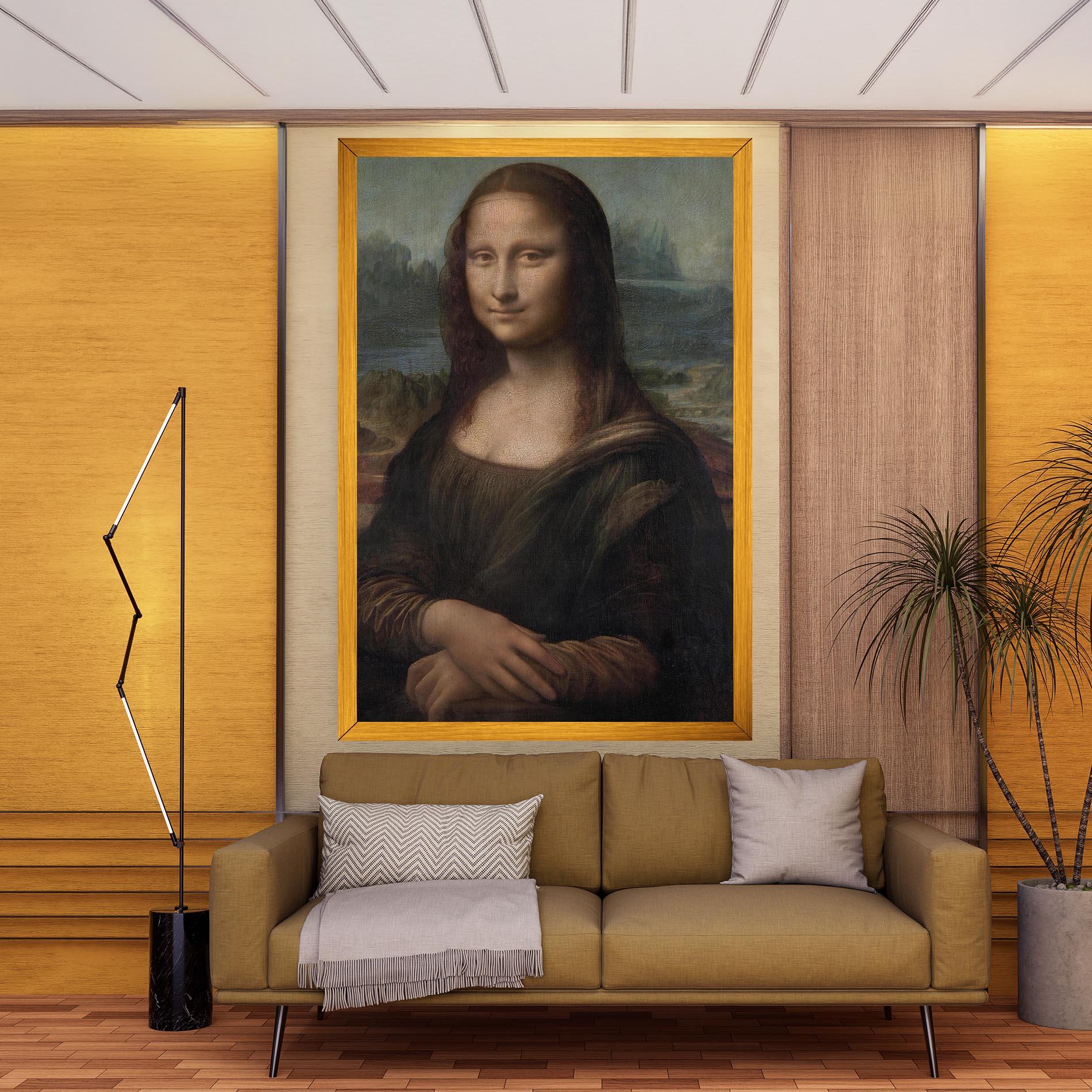 Leinwandbild Mona Lisa By Leonardo Da Vinci mockup 9