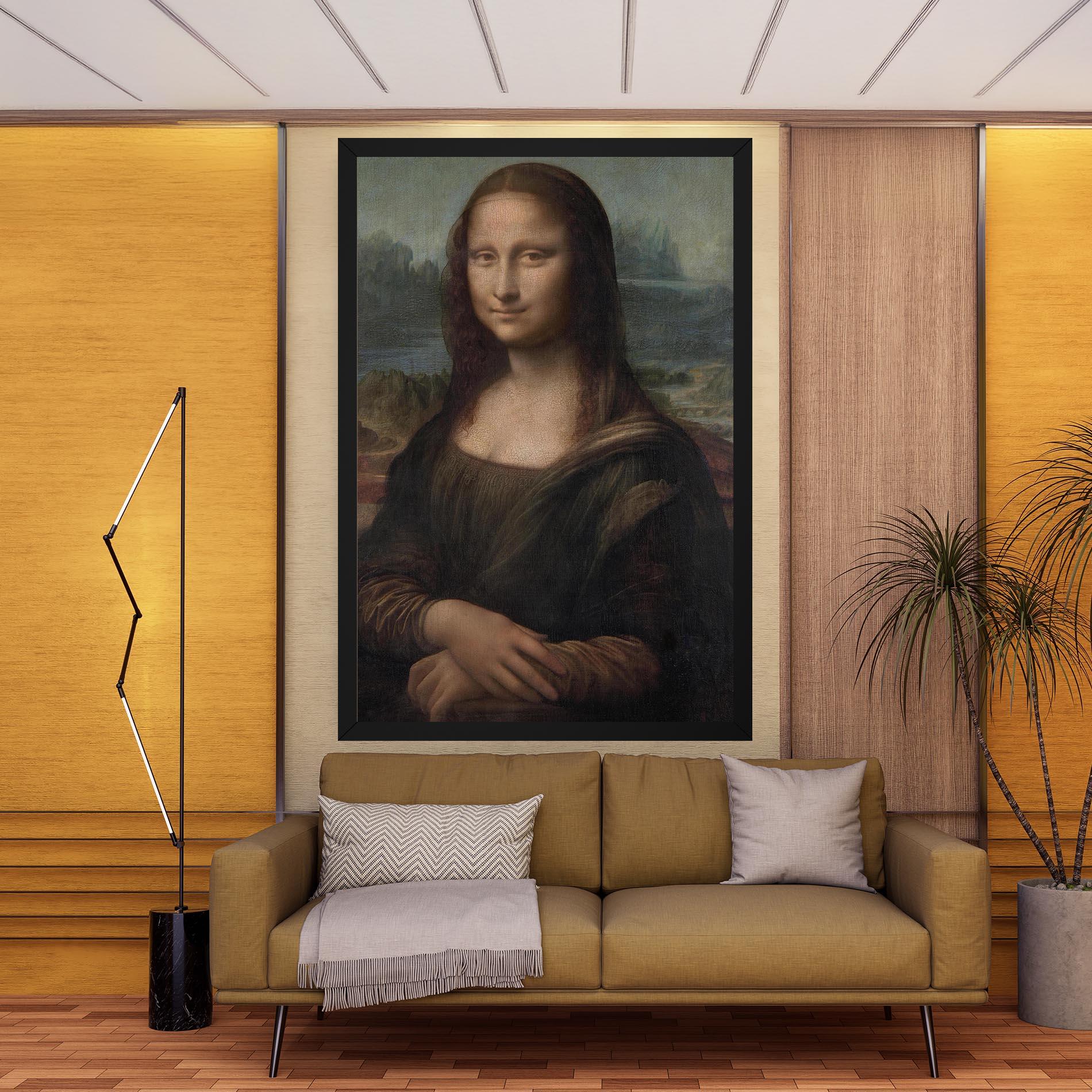 Leinwandbild Mona Lisa By Leonardo Da Vinci mockup 9