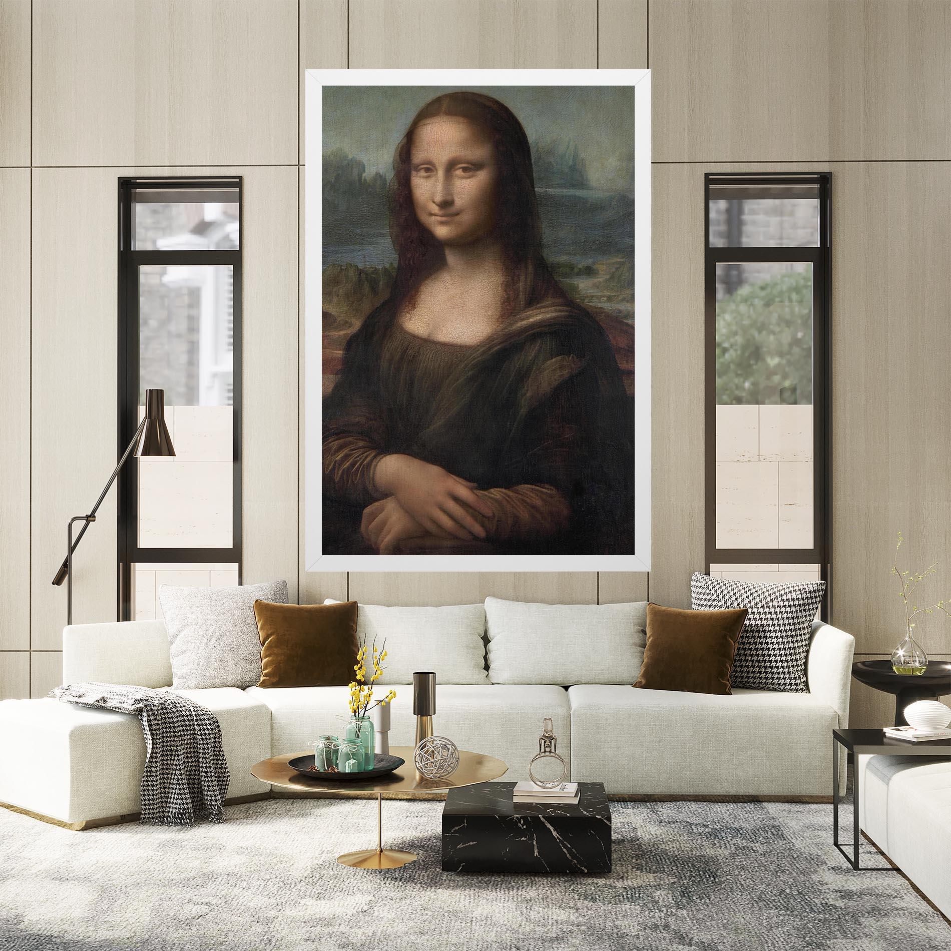 Leinwandbild Mona Lisa By Leonardo Da Vinci mockup 2
