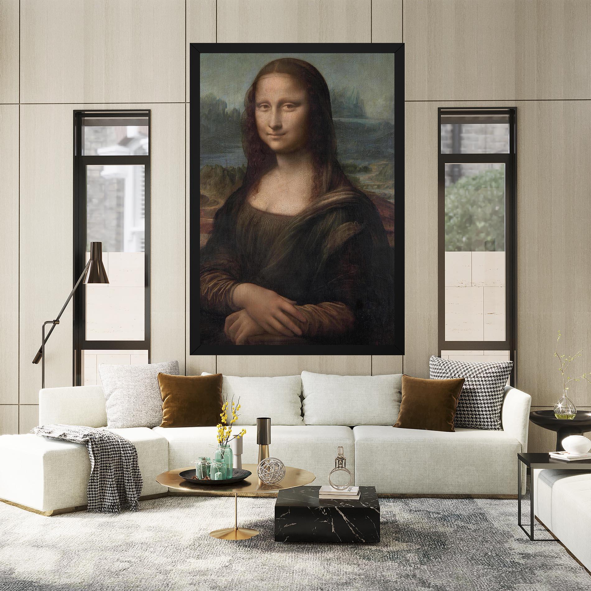 Leinwandbild Mona Lisa By Leonardo Da Vinci mockup 2