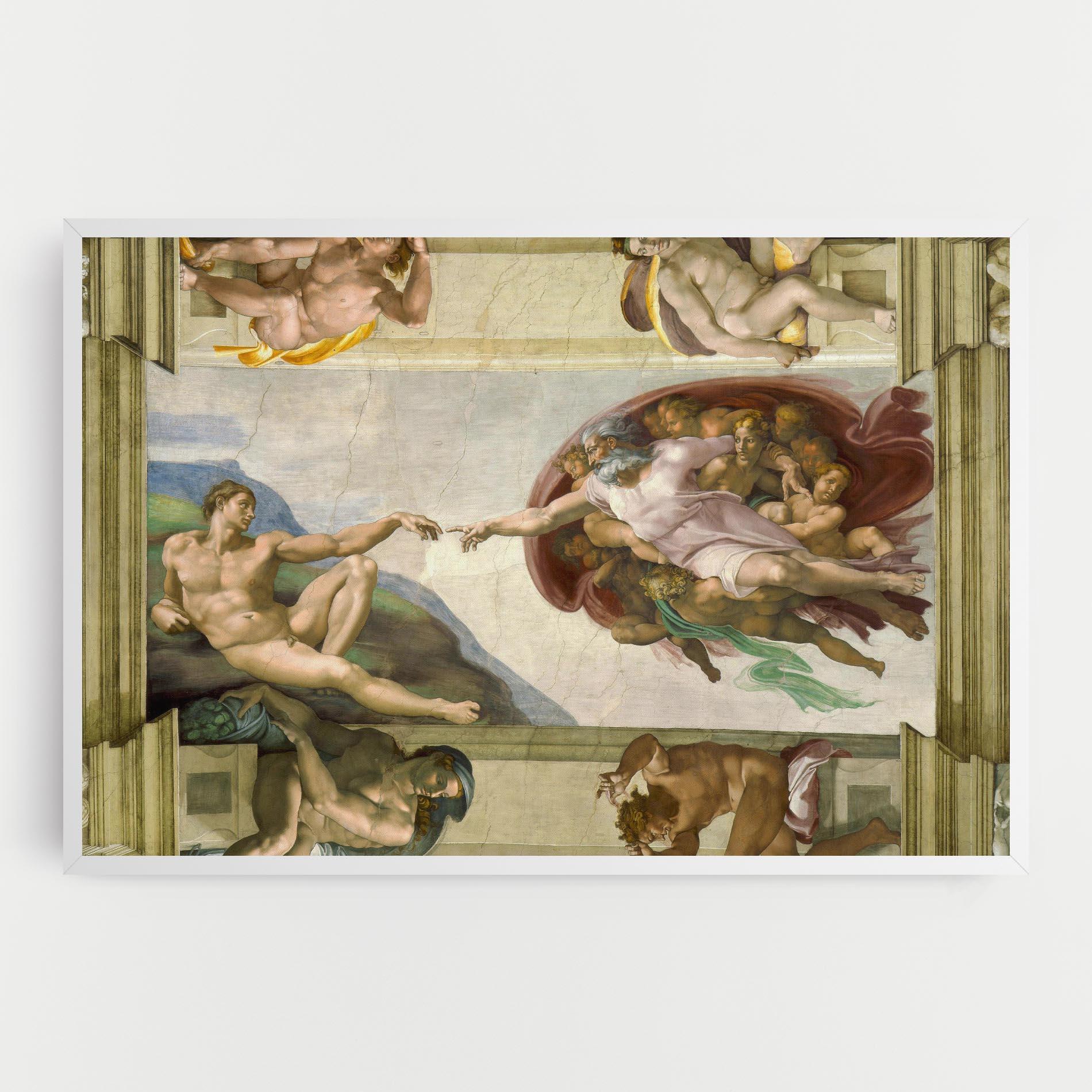 Leinwandbild Creacion De Adam mockup 0