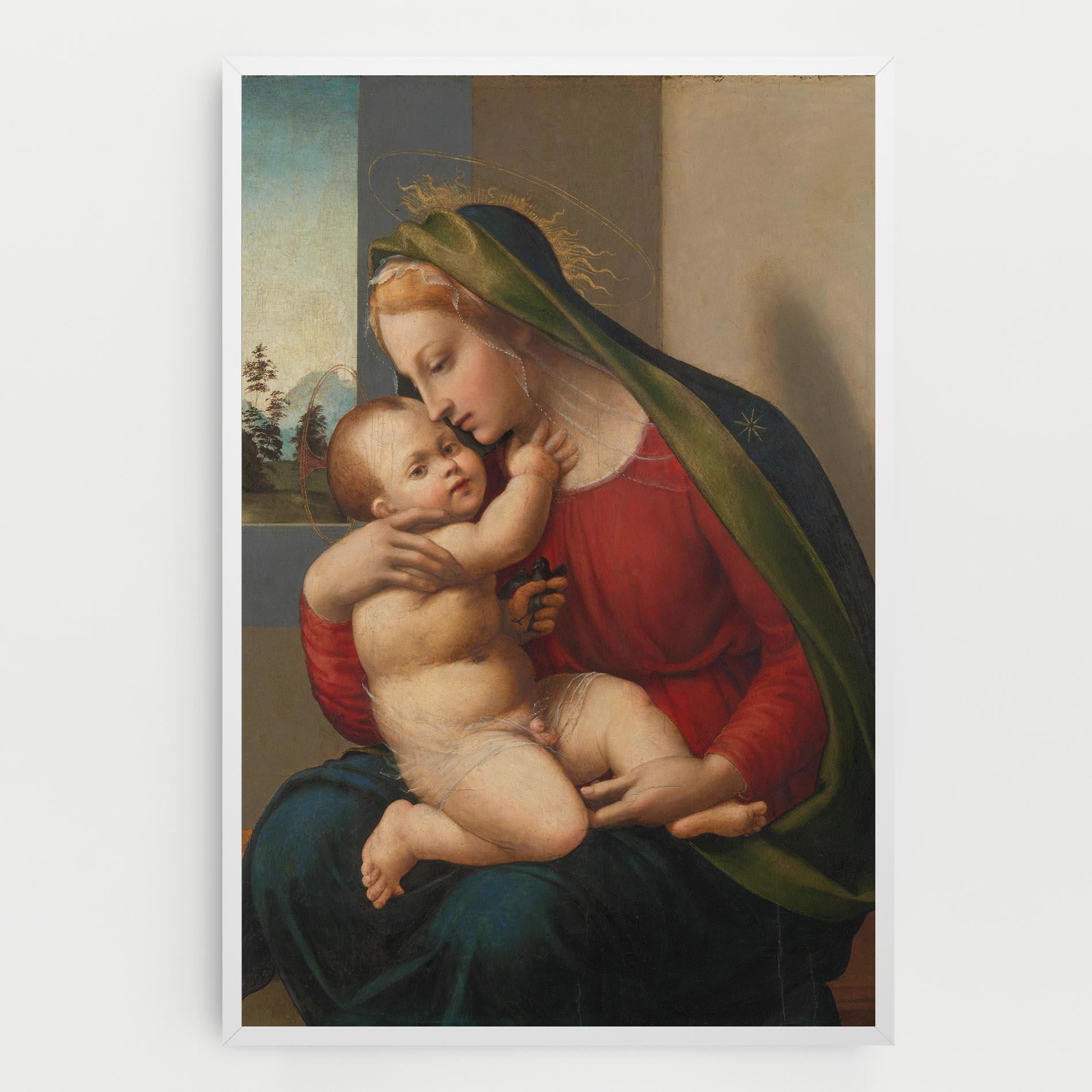 Leinwandbild Madonna And Child mockup 0