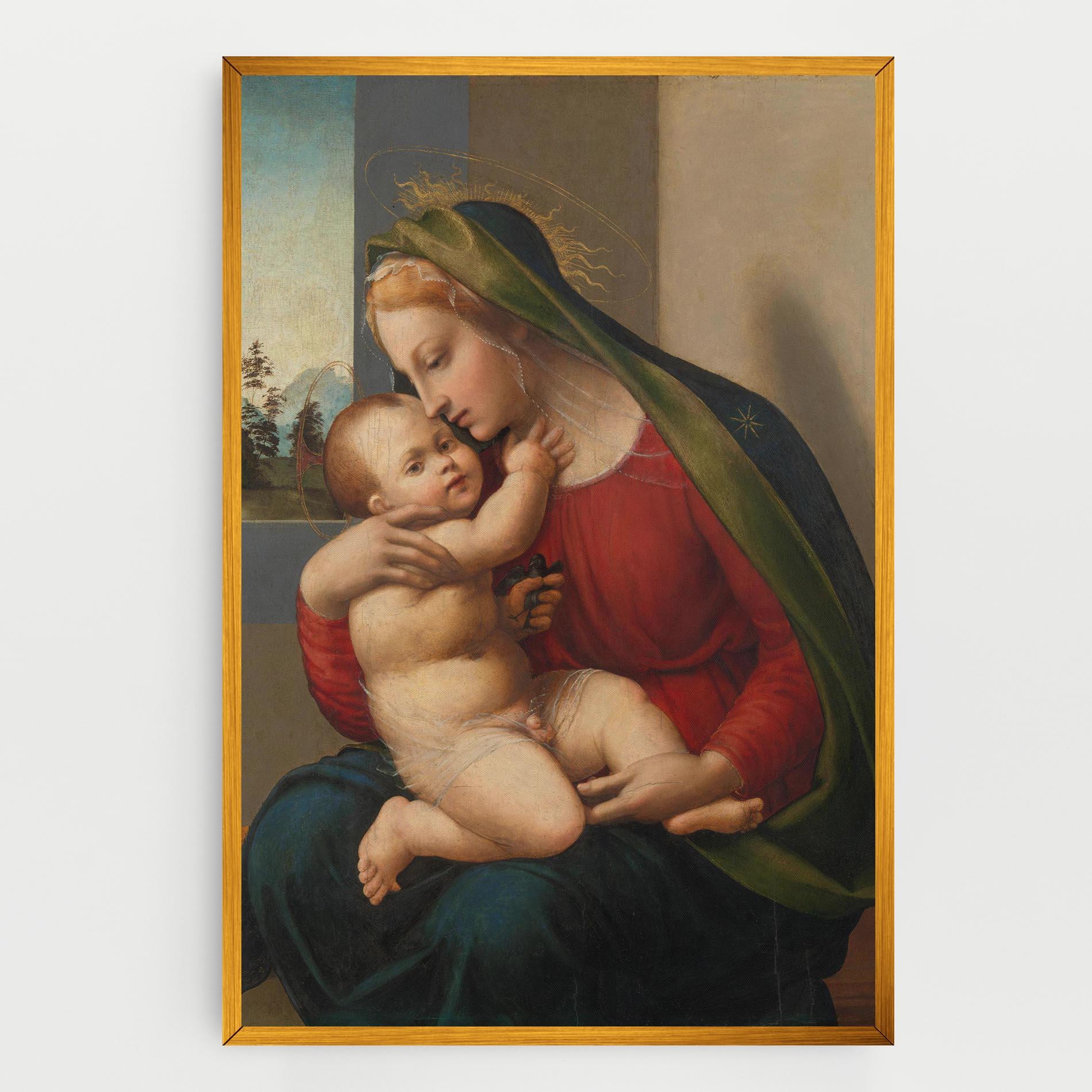 Leinwandbild Madonna And Child mockup 0