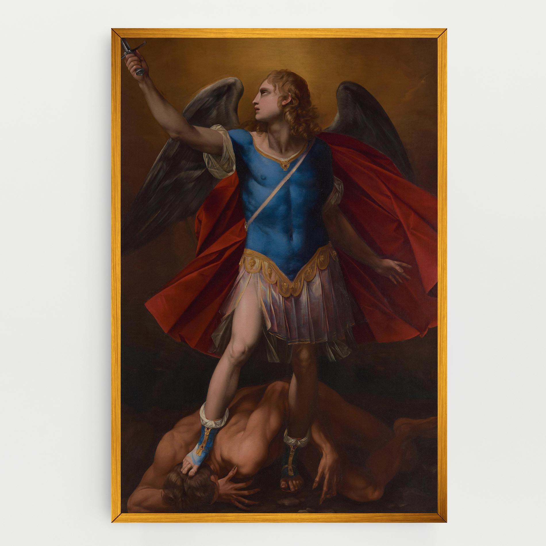 Leinwandbild Sword In Upraised mockup 0