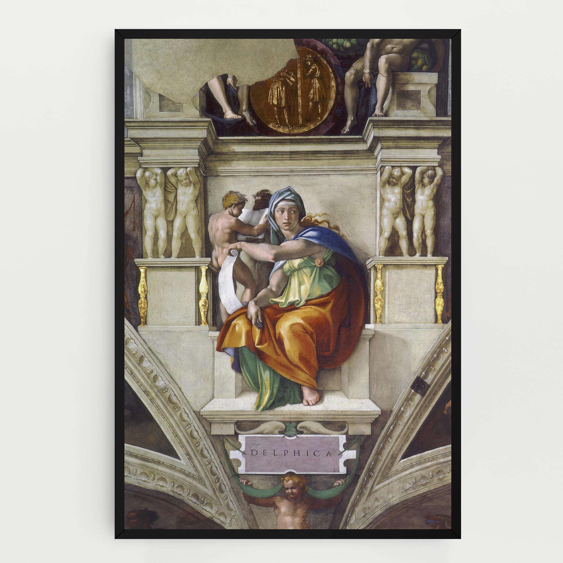 Leinwandbild Delphic Sibyl mockup 0