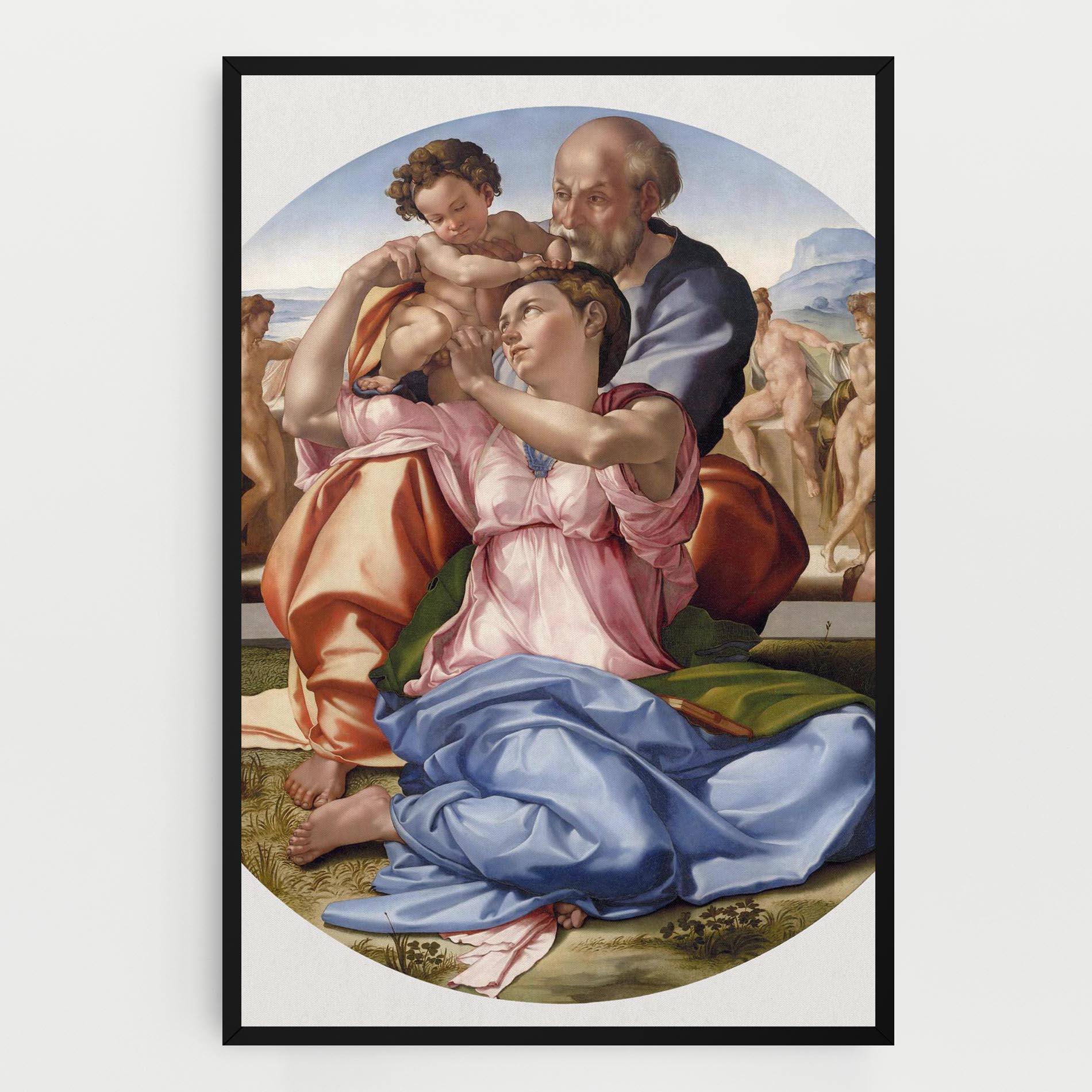 Leinwandbild Doni Tondo mockup 0