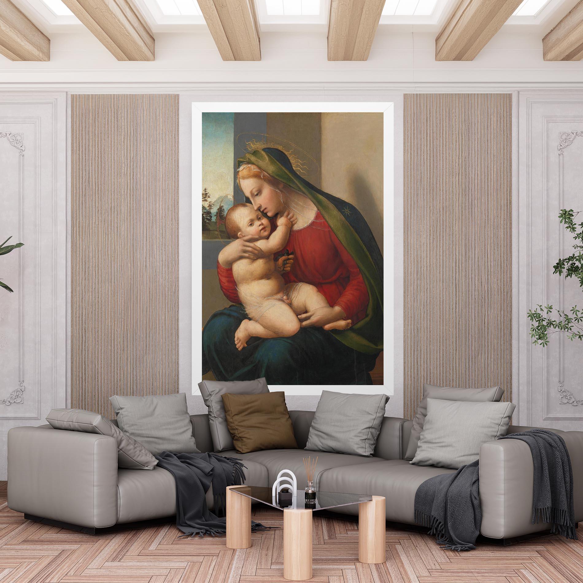Leinwandbild Madonna And Child mockup 6