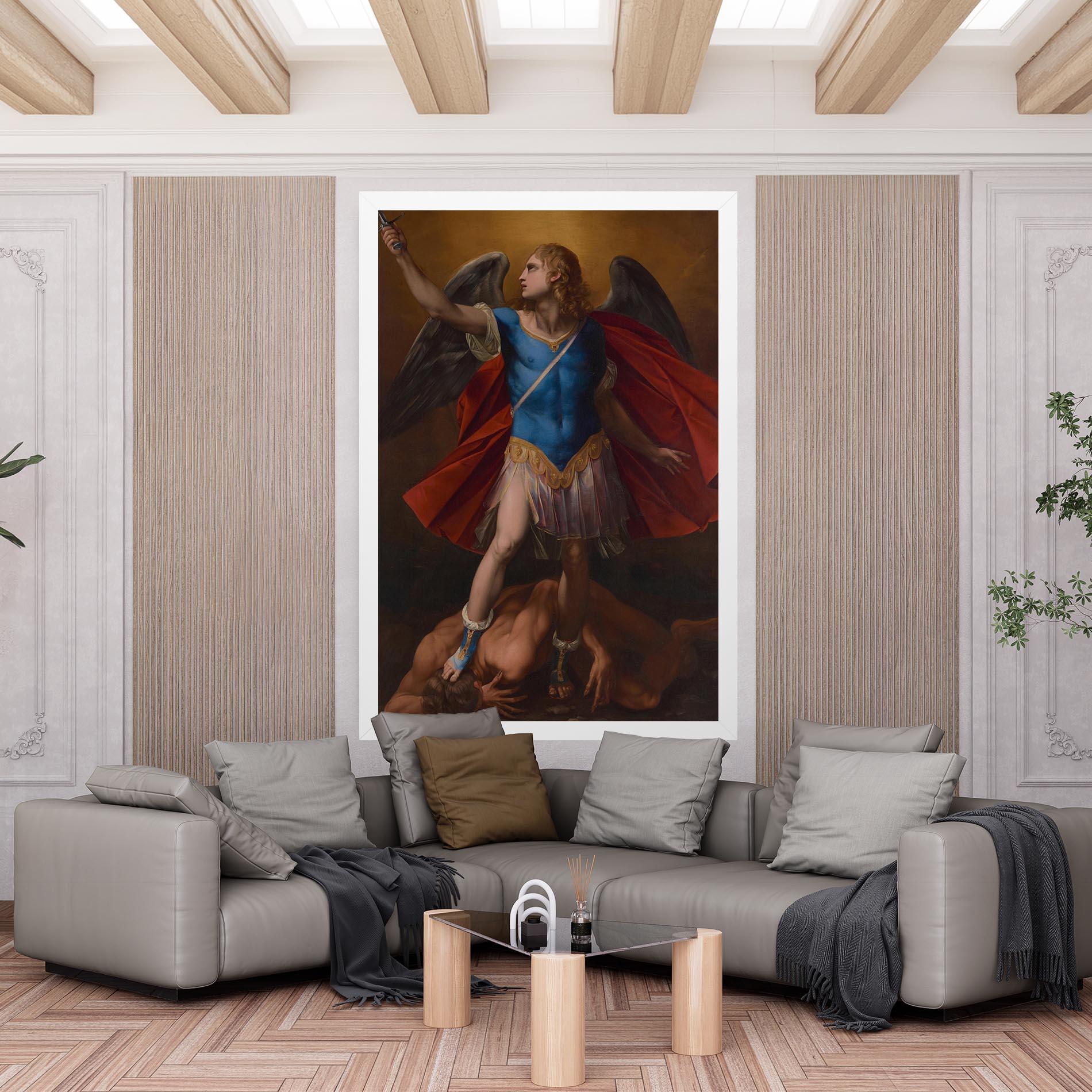 Leinwandbild Sword In Upraised mockup 6