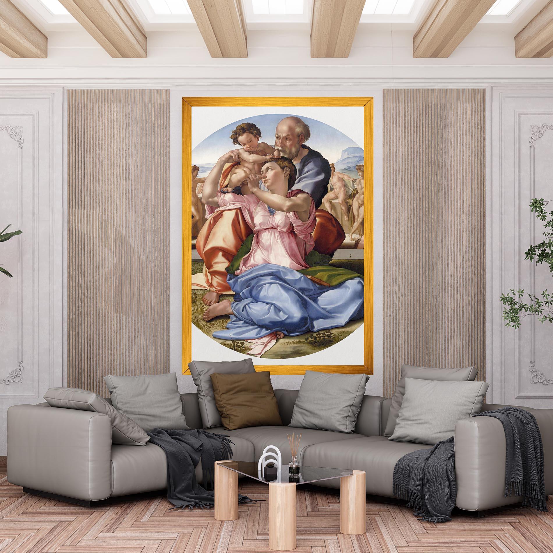 Leinwandbild Doni Tondo mockup 6