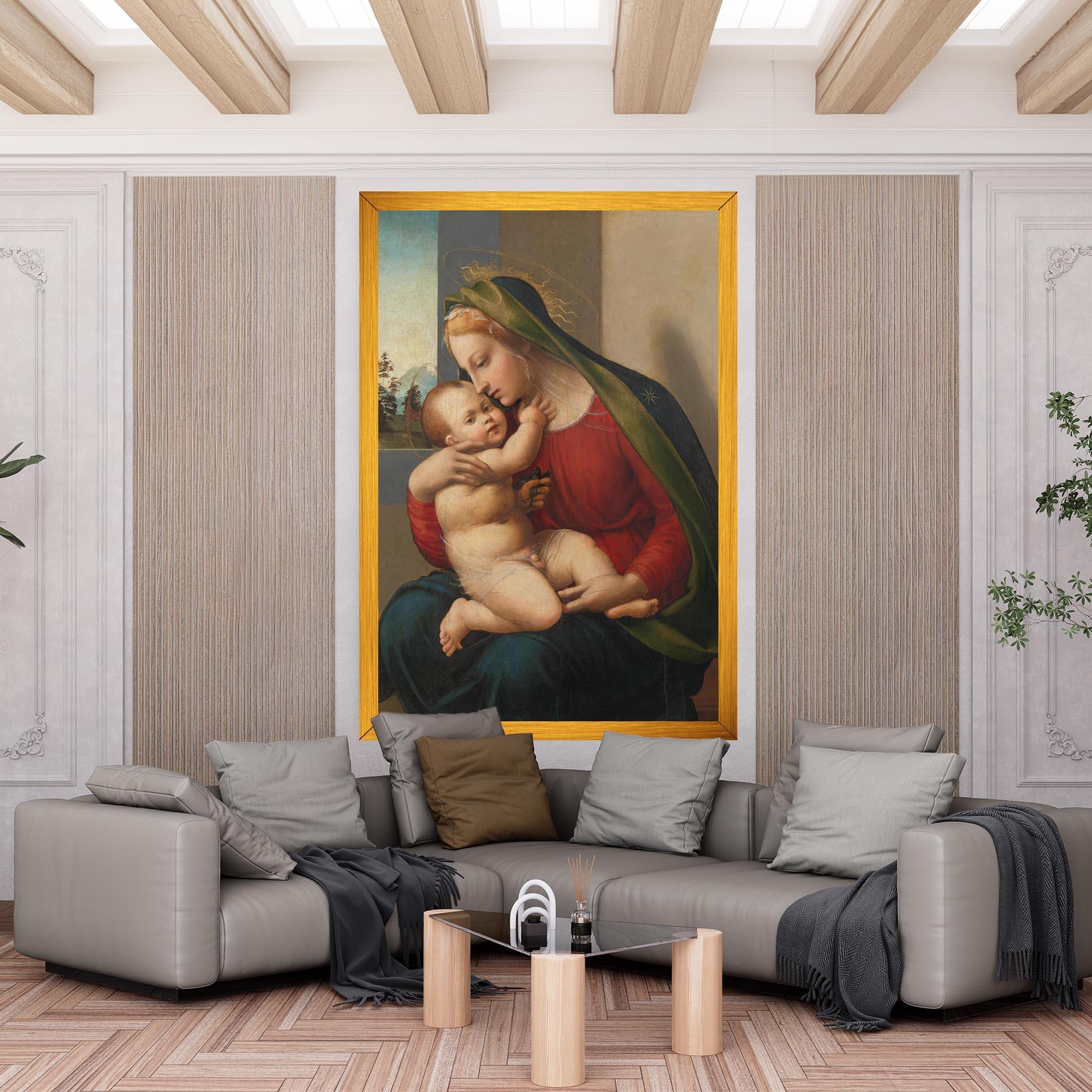 Leinwandbild Madonna And Child mockup 6