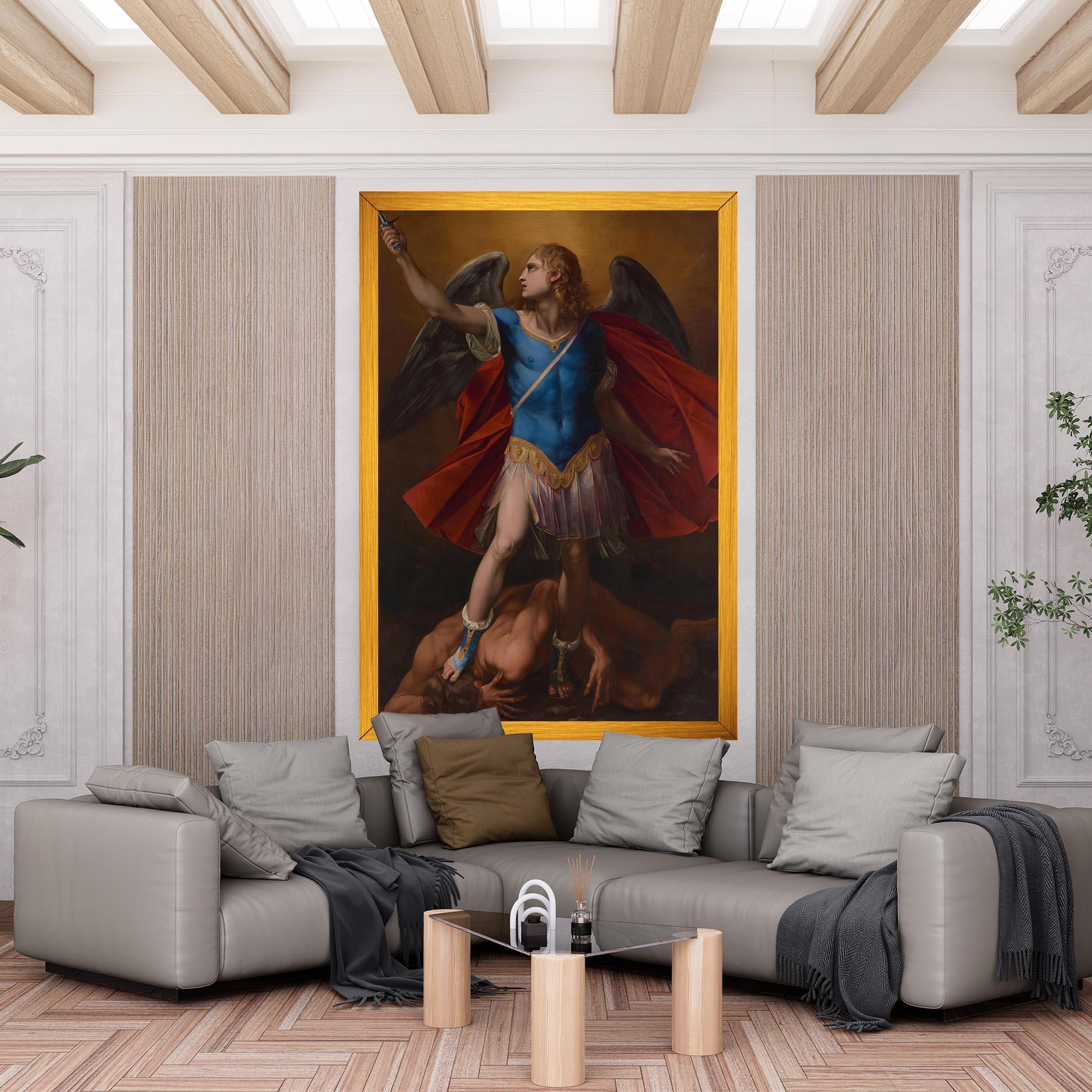 Leinwandbild Sword In Upraised mockup 6