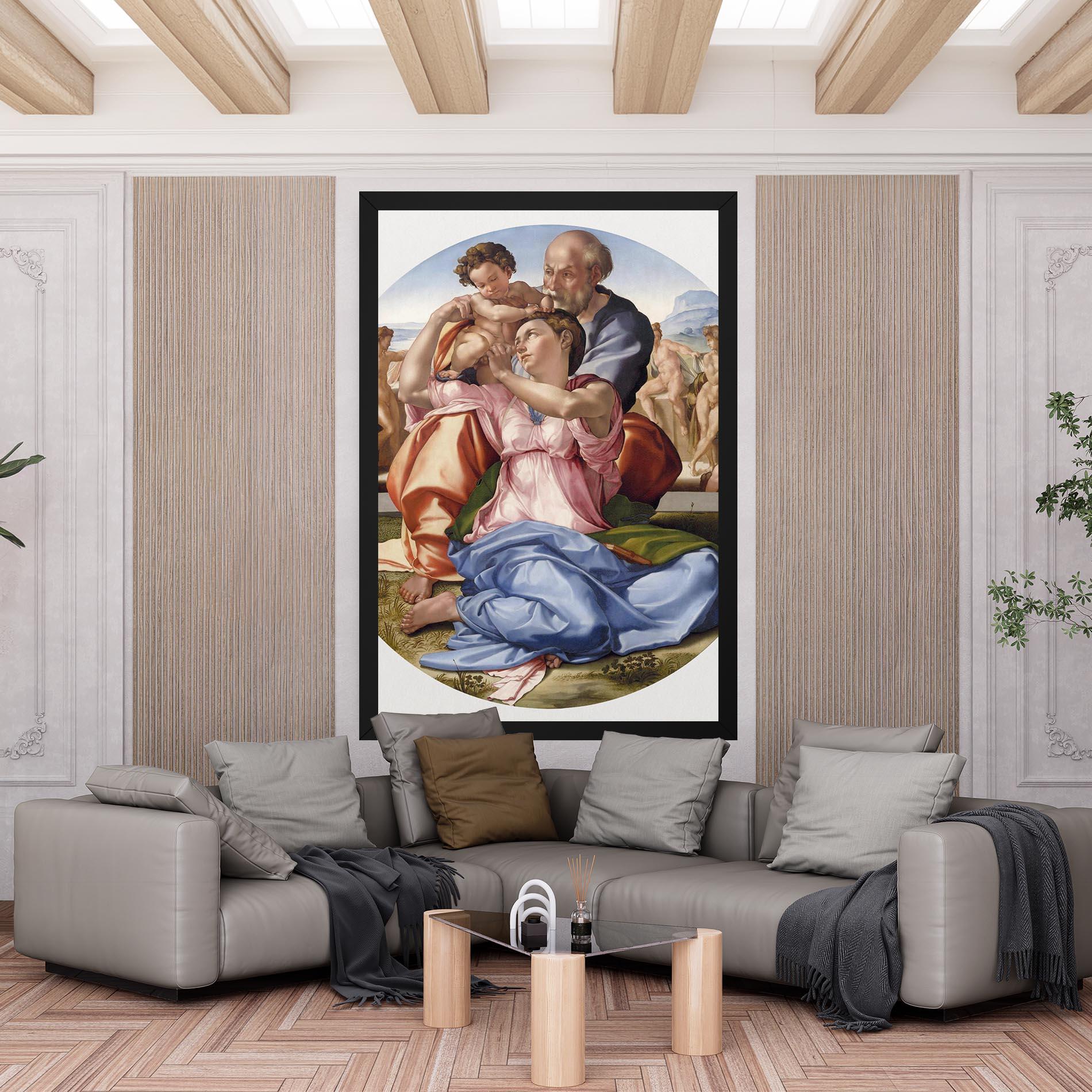 Leinwandbild Doni Tondo mockup 6