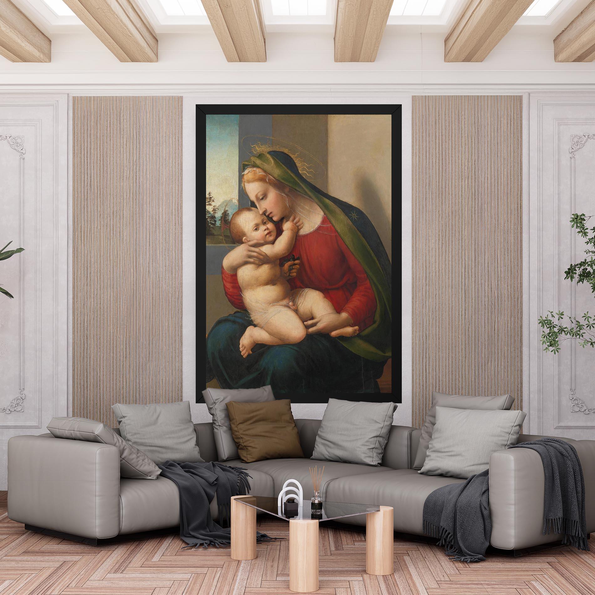Leinwandbild Madonna And Child mockup 6