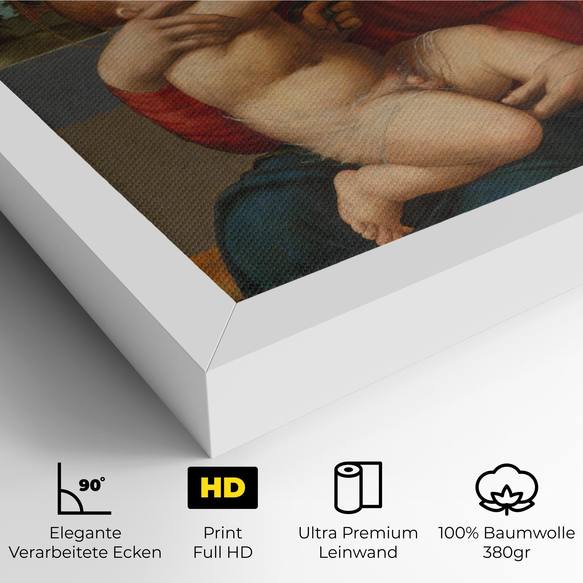 Leinwandbild Madonna And Child mockup 4