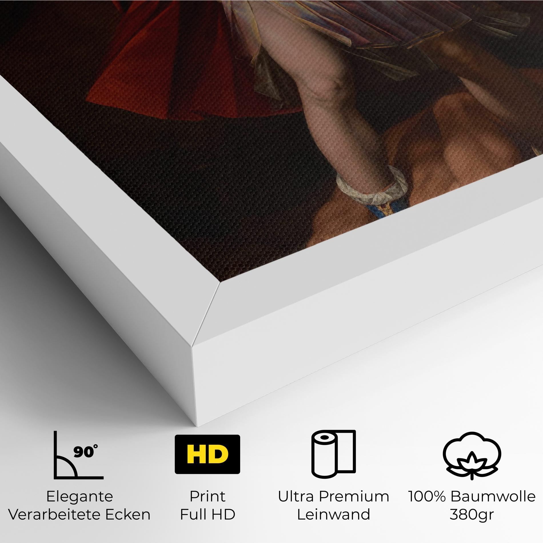 Leinwandbild Sword In Upraised mockup 4