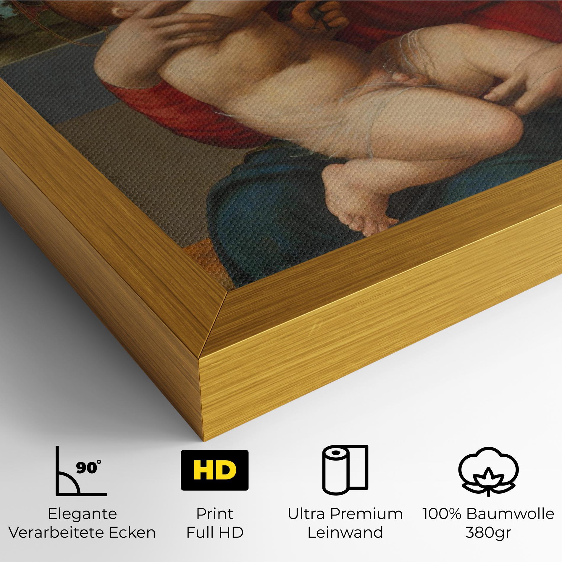 Leinwandbild Madonna And Child mockup 4