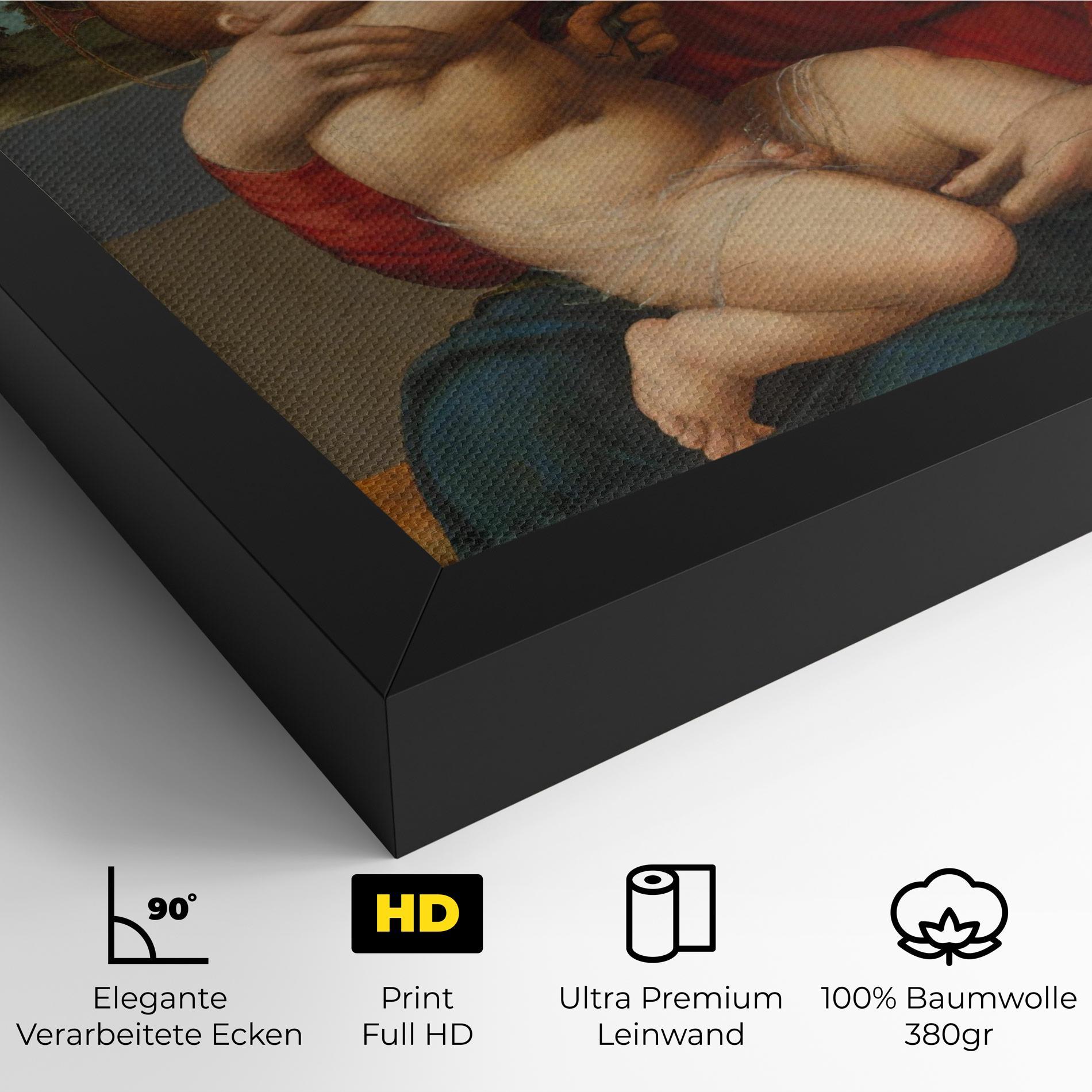 Leinwandbild Madonna And Child mockup 4