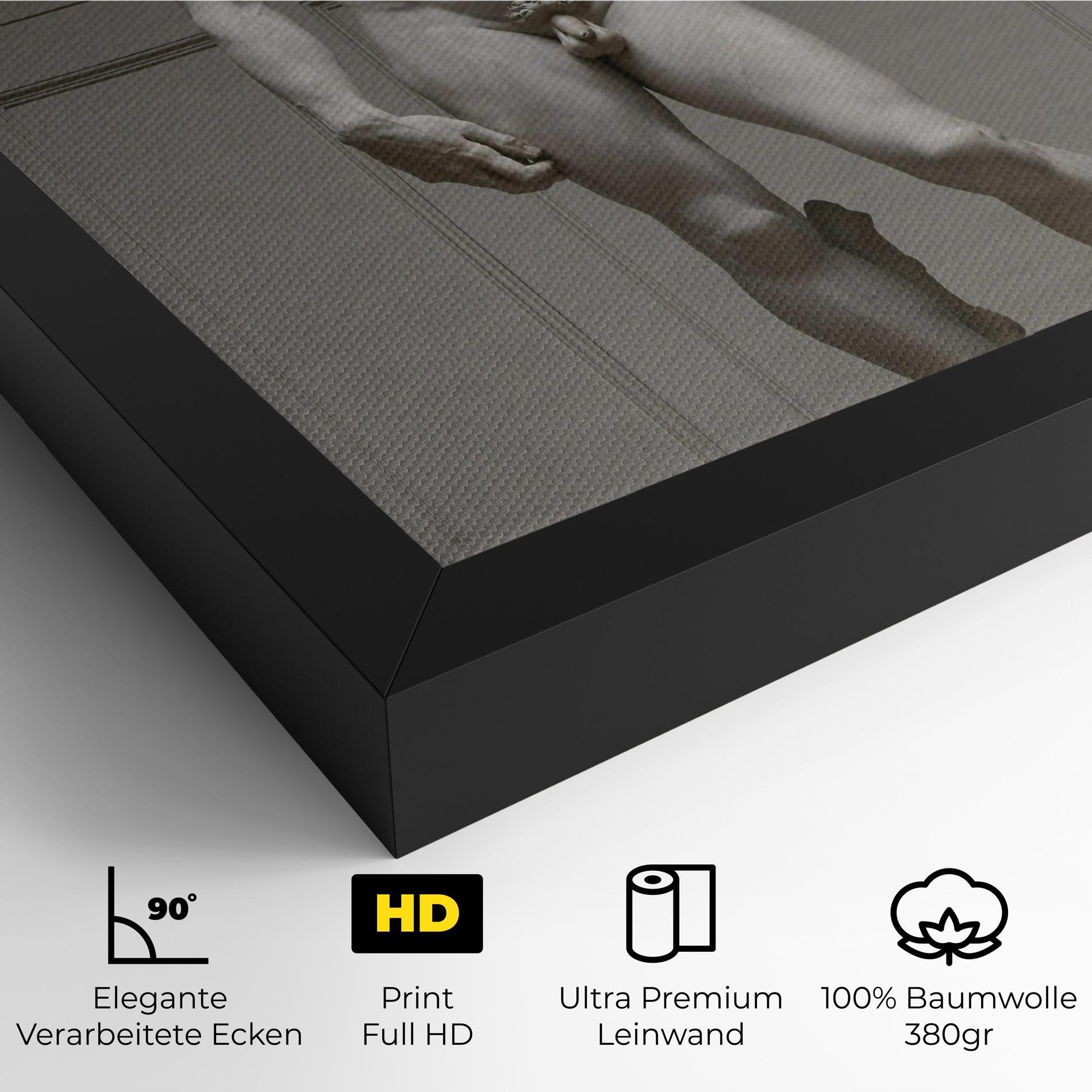 Leinwandbild Michelangelo Statue mockup 4