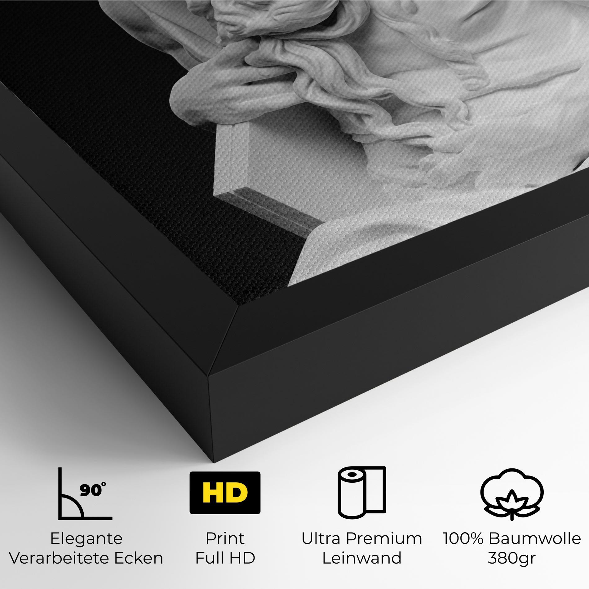 Leinwandbild Moses Statue mockup 4