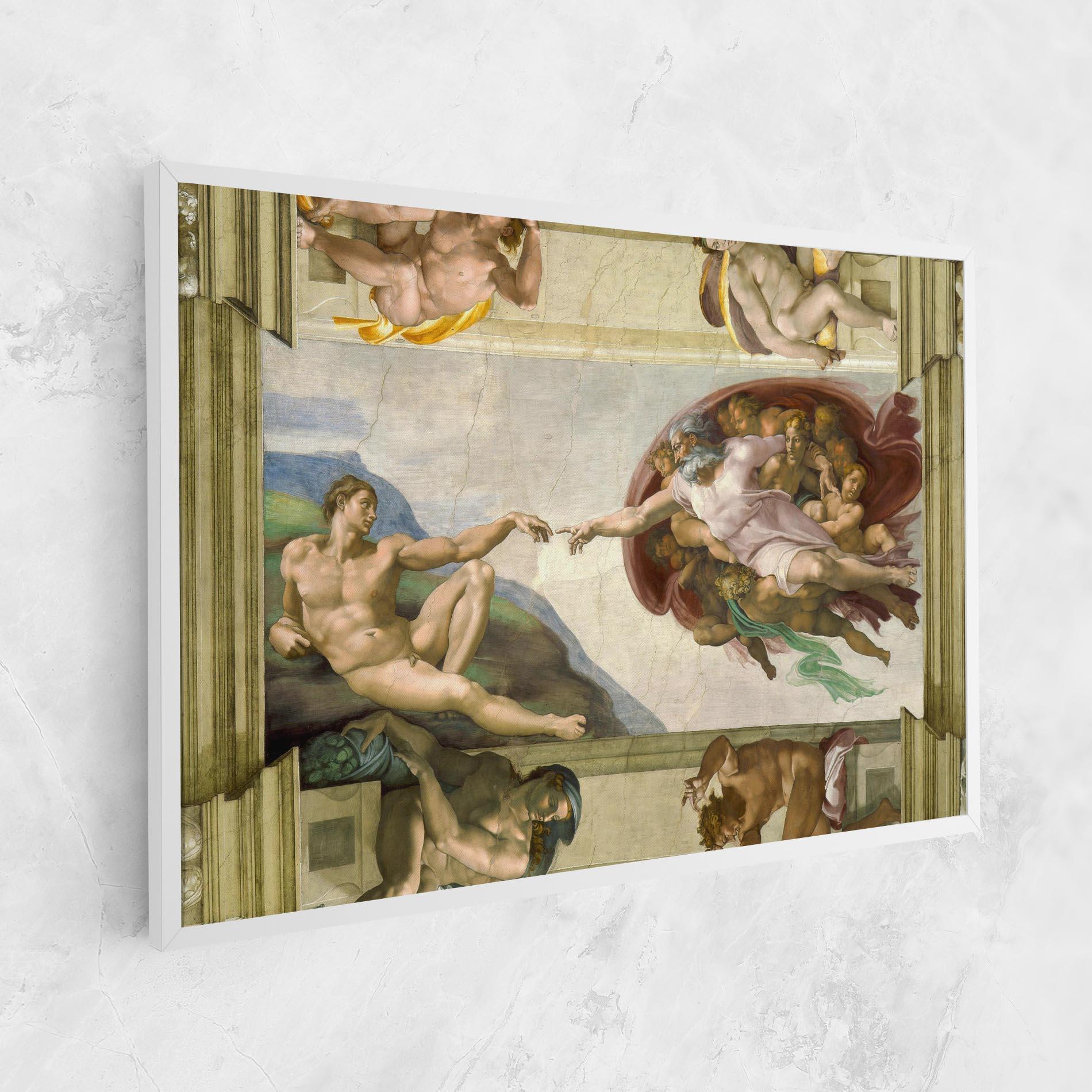 Leinwandbild Creacion De Adam mockup 1