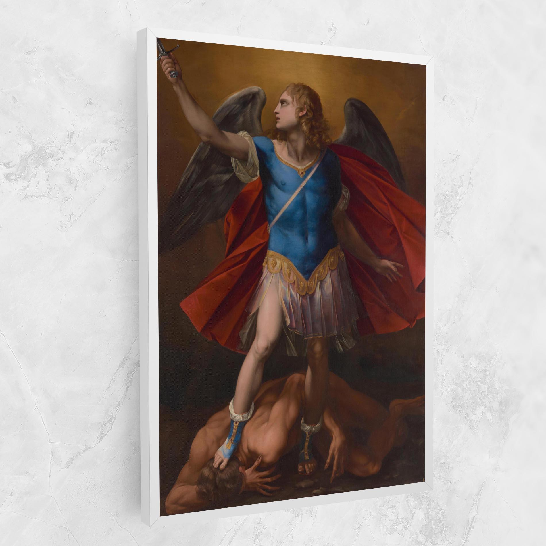 Leinwandbild Sword In Upraised mockup 1