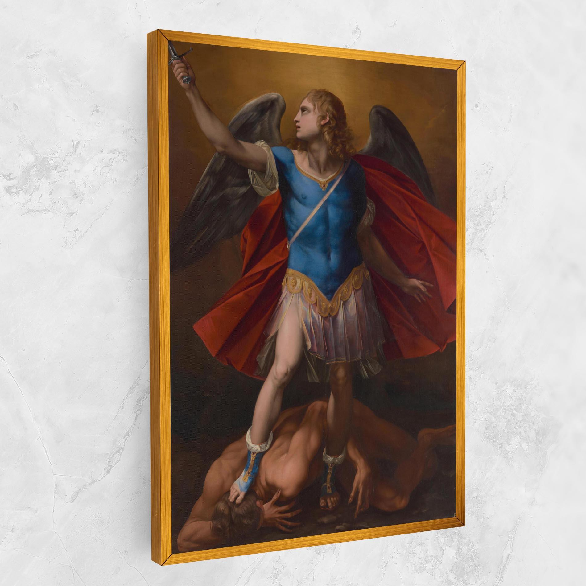 Leinwandbild Sword In Upraised mockup 1