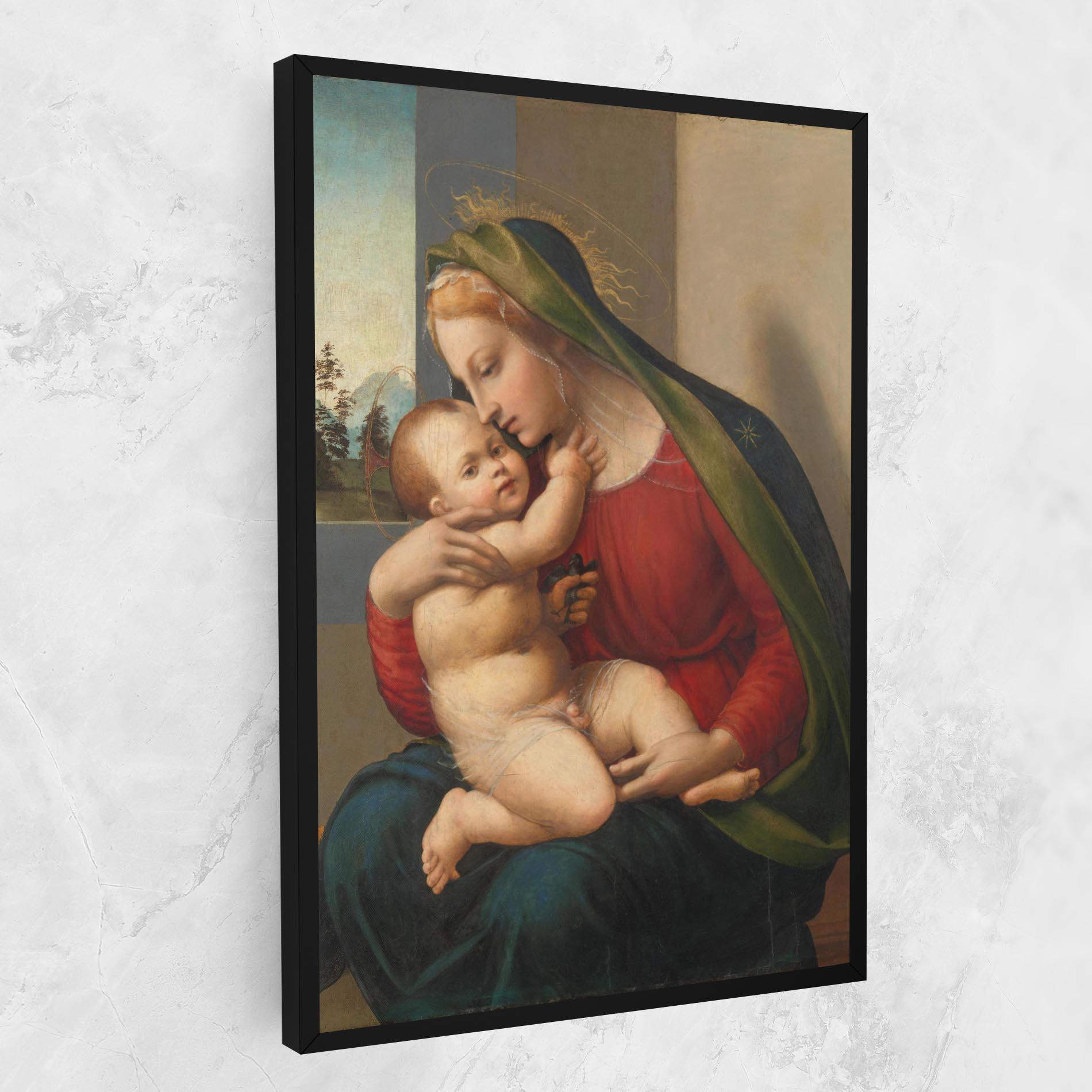 Leinwandbild Madonna And Child mockup 1
