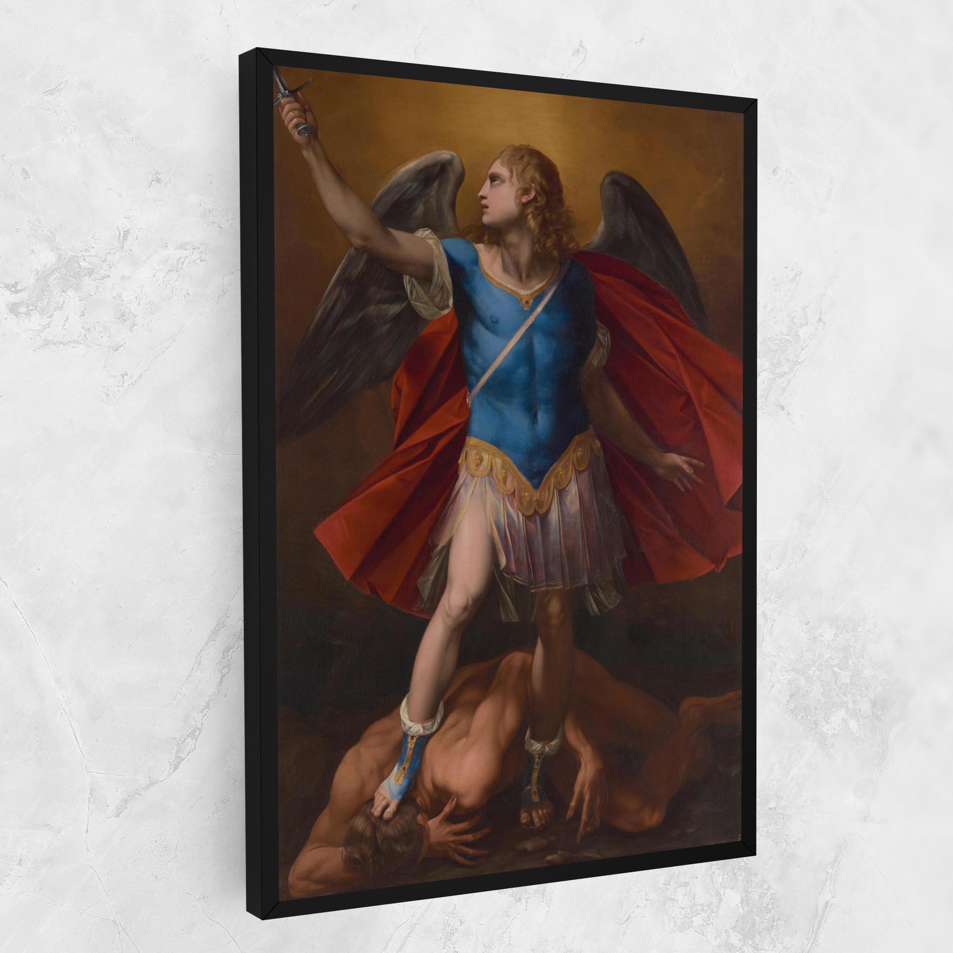 Leinwandbild Sword In Upraised mockup 1