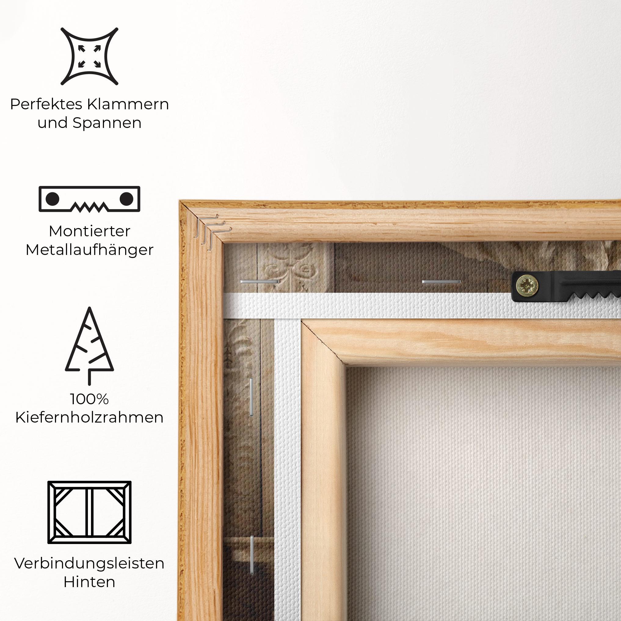 Leinwandbild Statue Moses mockup 5