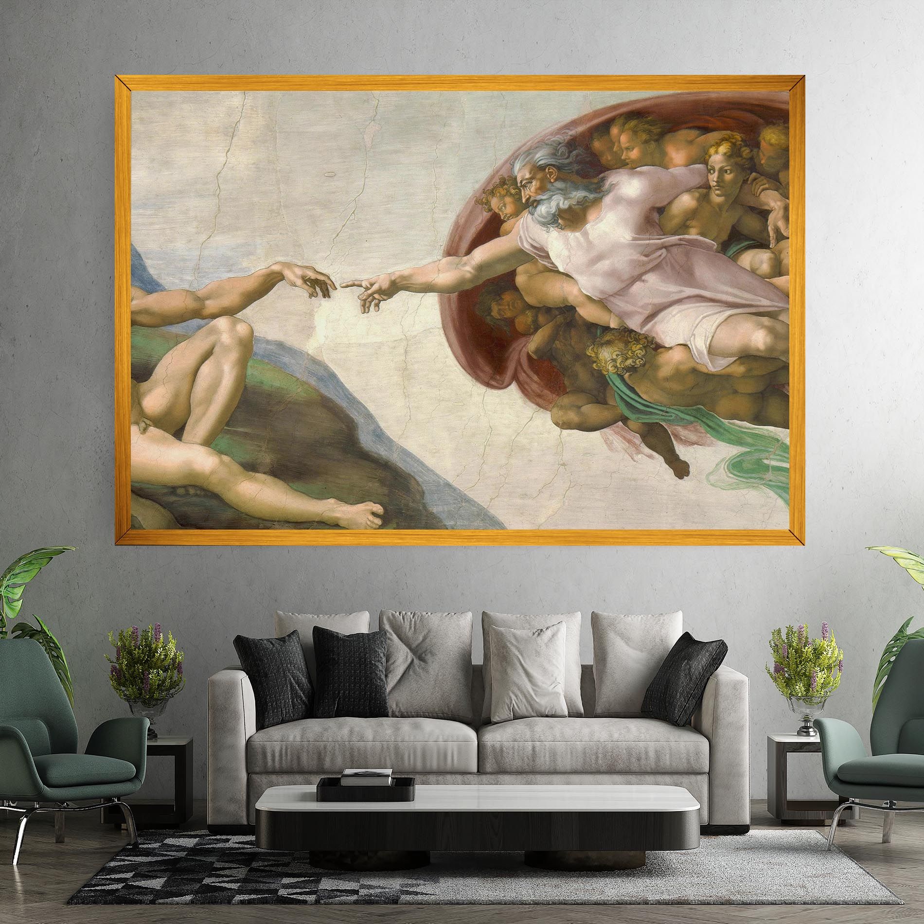 The Creation Of Adam mockup 7