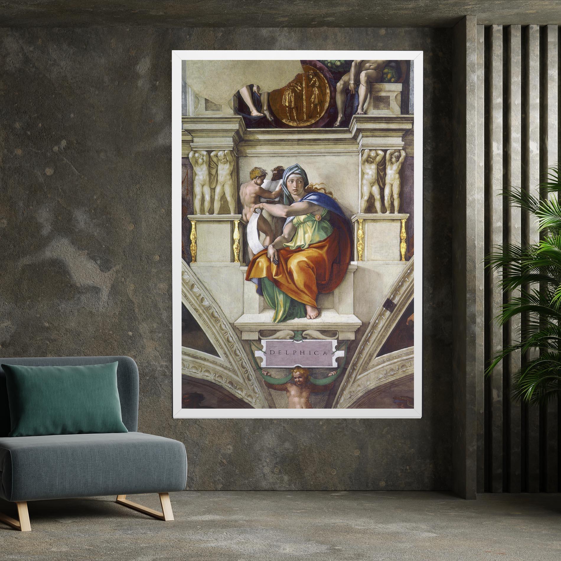 Leinwandbild Delphic Sibyl mockup 7