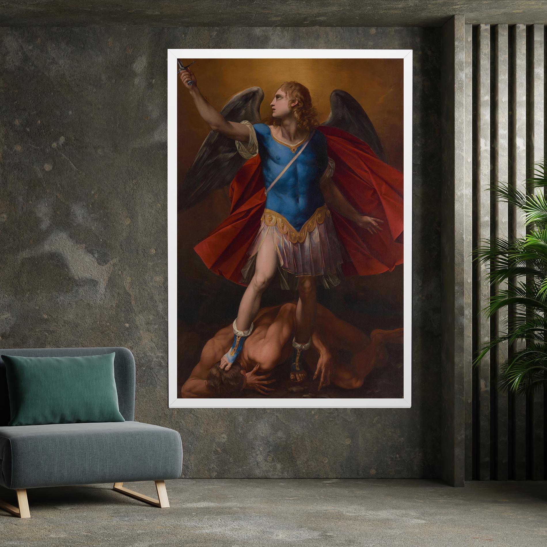 Leinwandbild Sword In Upraised mockup 7