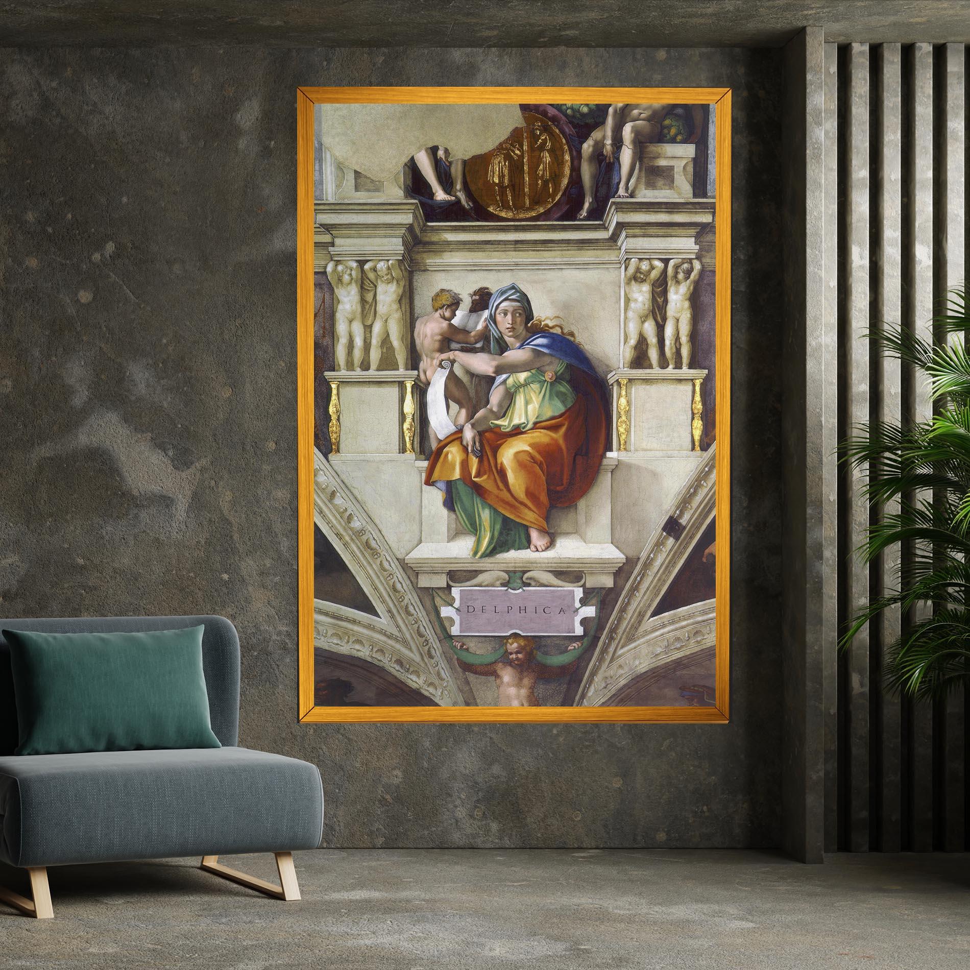 Leinwandbild Delphic Sibyl mockup 7