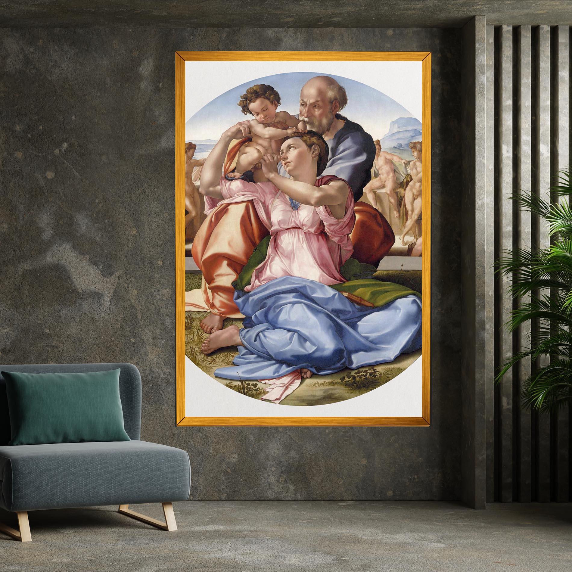 Leinwandbild Doni Tondo mockup 7