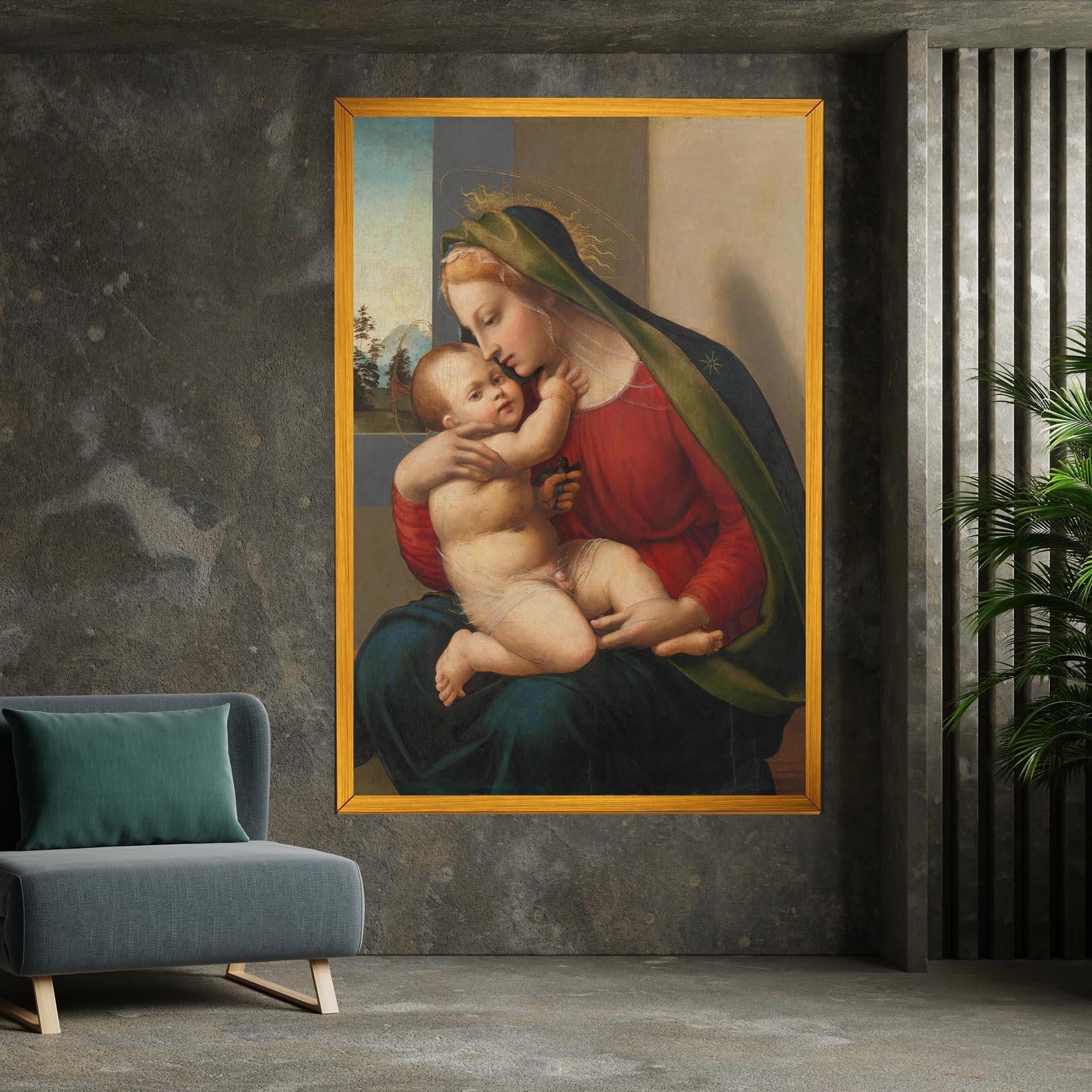 Leinwandbild Madonna And Child mockup 7