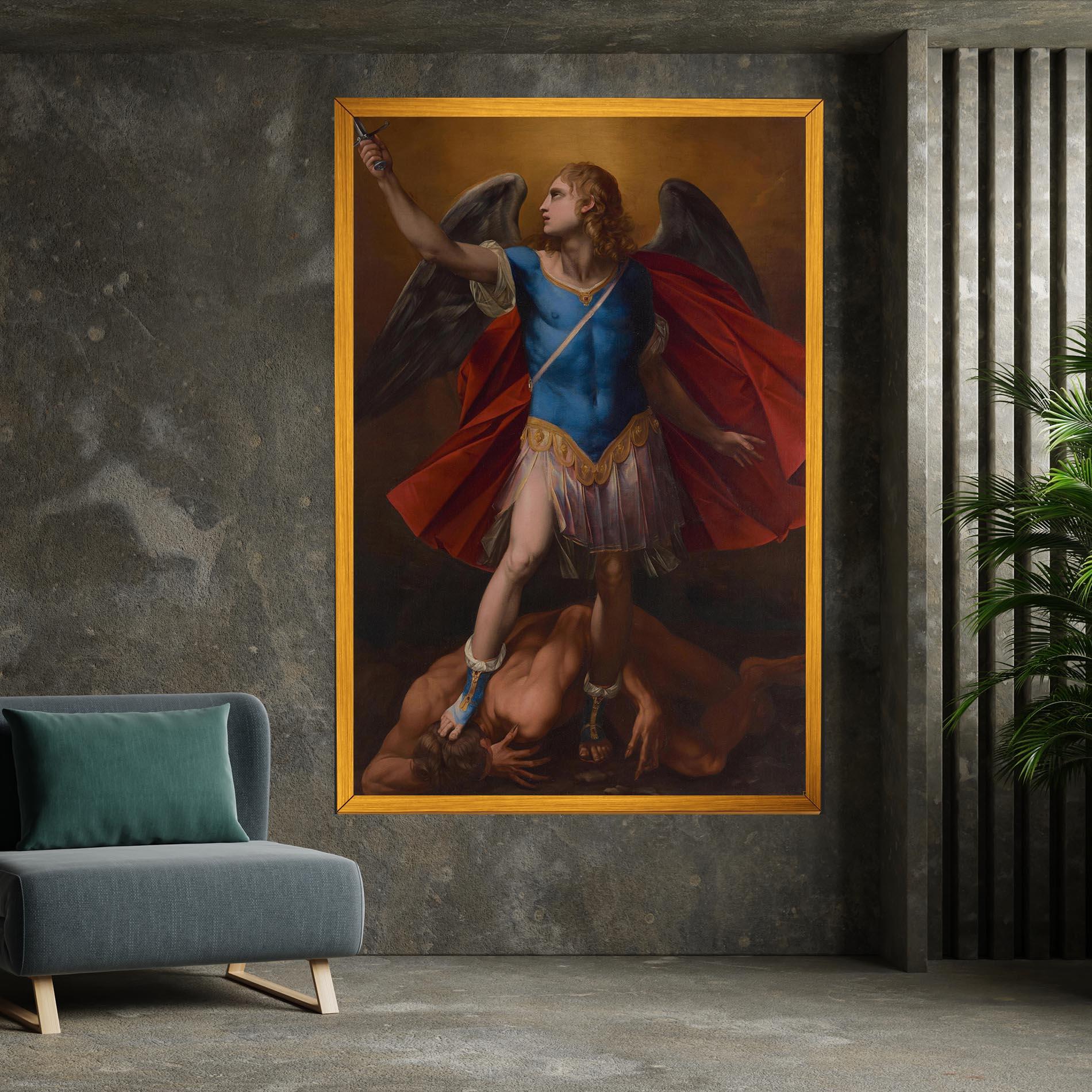 Leinwandbild Sword In Upraised mockup 7