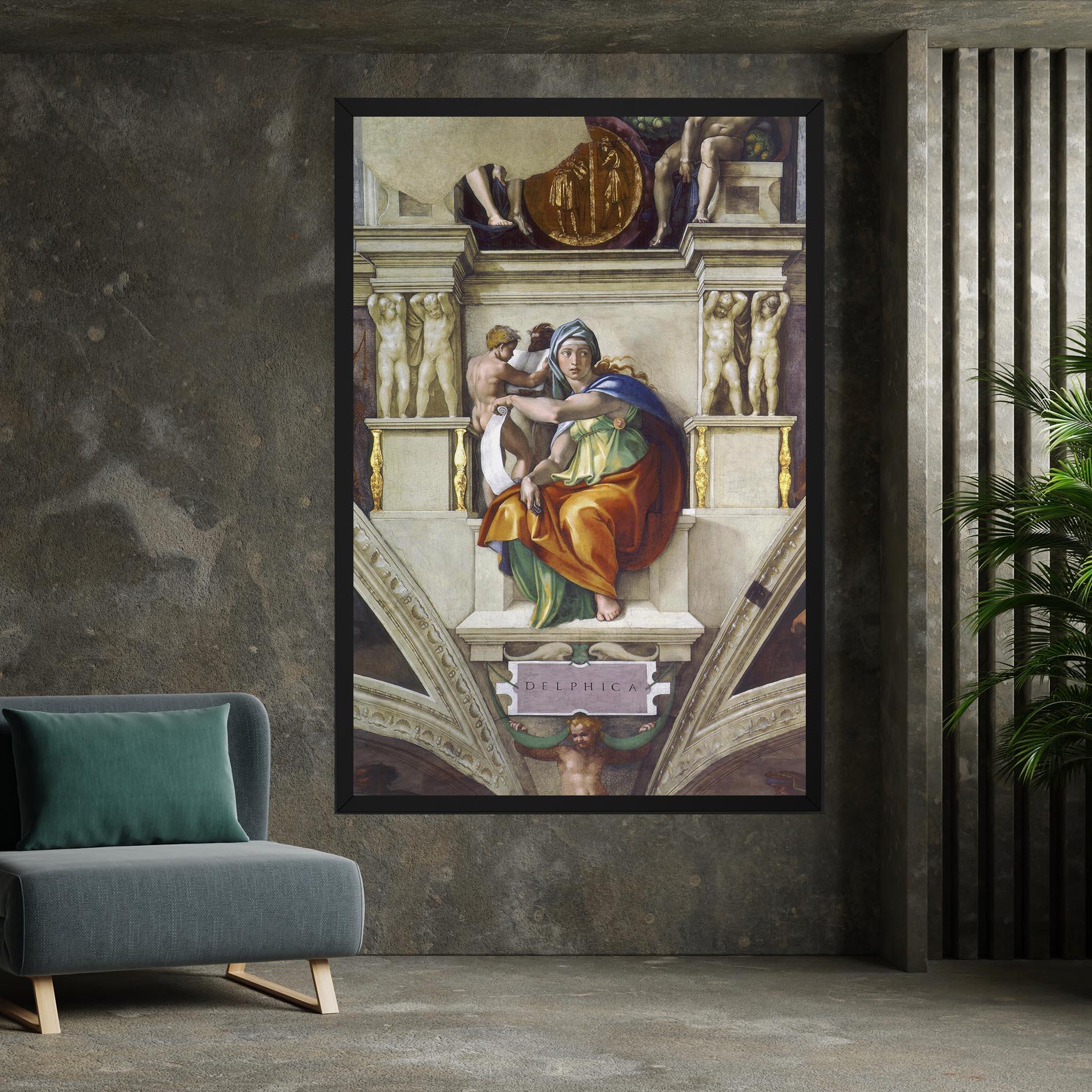 Leinwandbild Delphic Sibyl mockup 7
