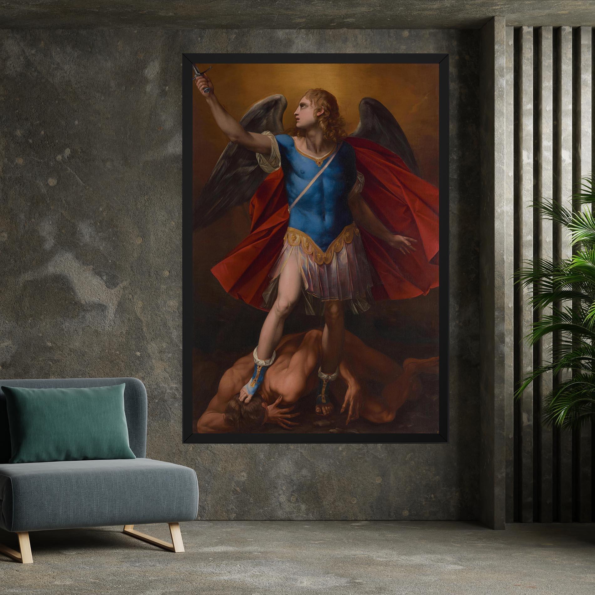 Leinwandbild Sword In Upraised mockup 7