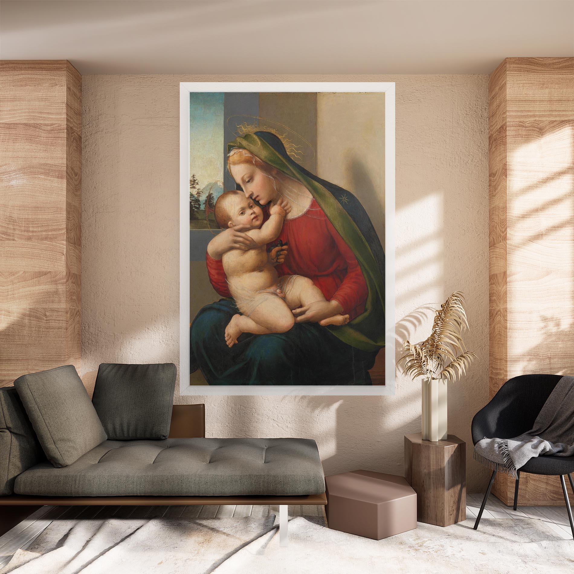 Leinwandbild Madonna And Child mockup 8