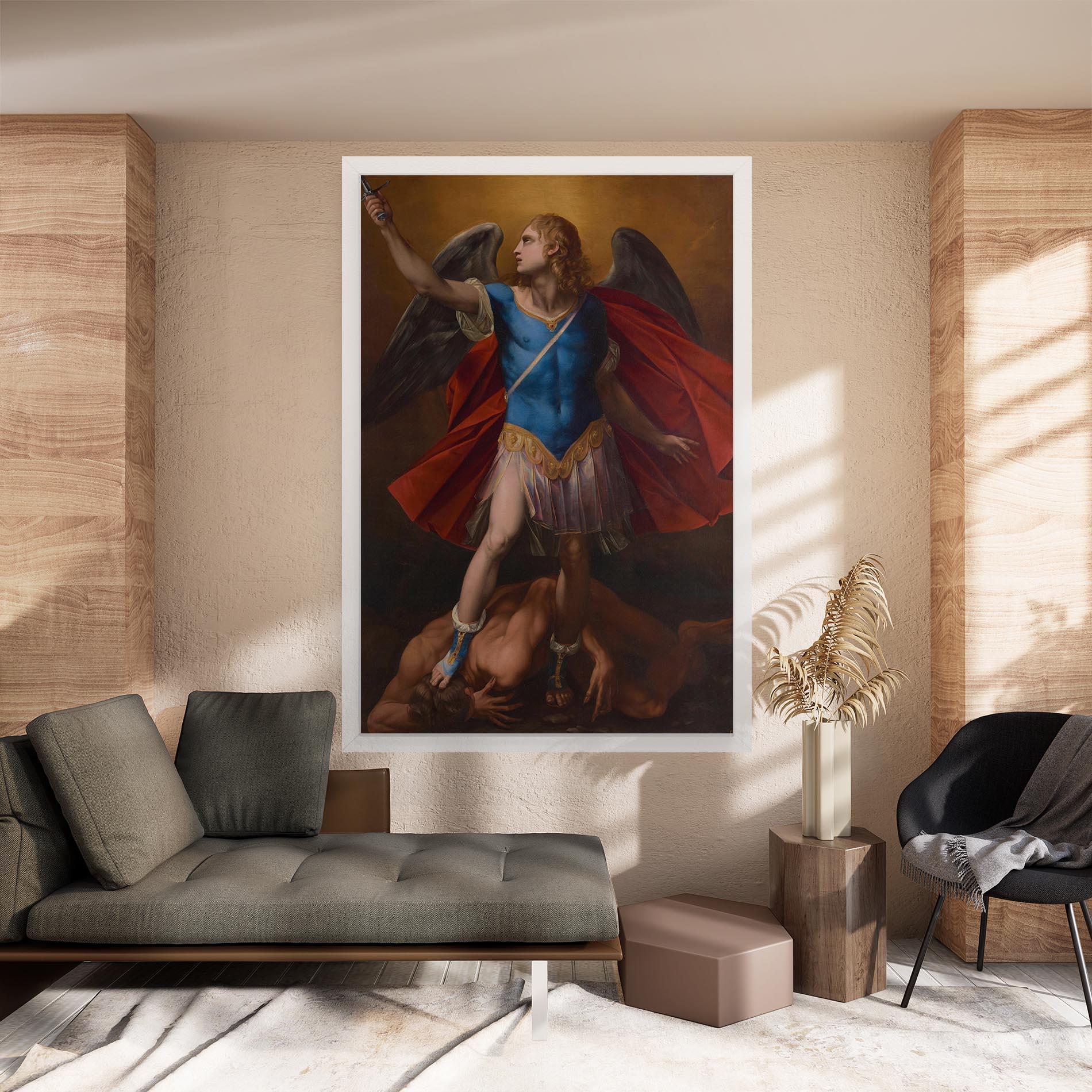 Leinwandbild Sword In Upraised mockup 8