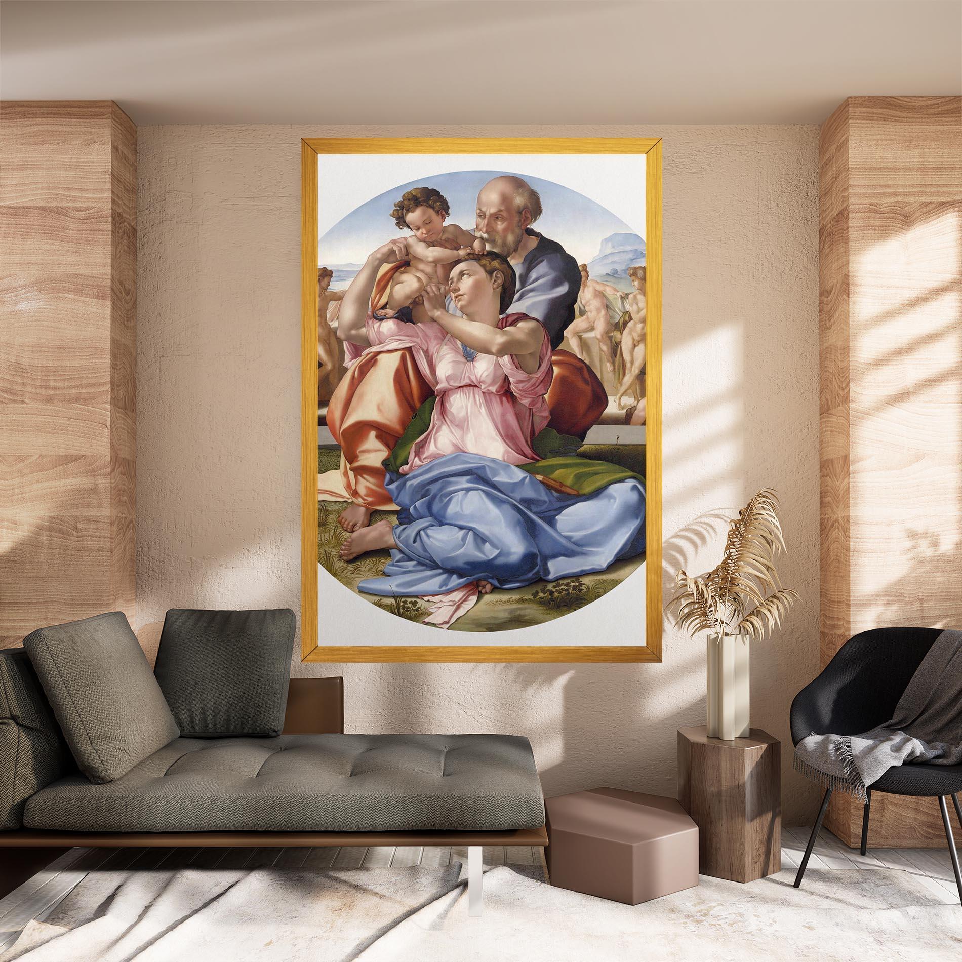 Leinwandbild Doni Tondo mockup 8